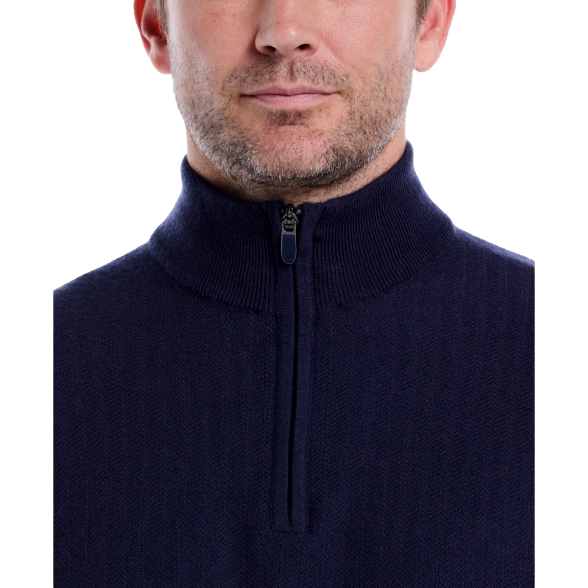 Textured Men's Golf Quarter Zip