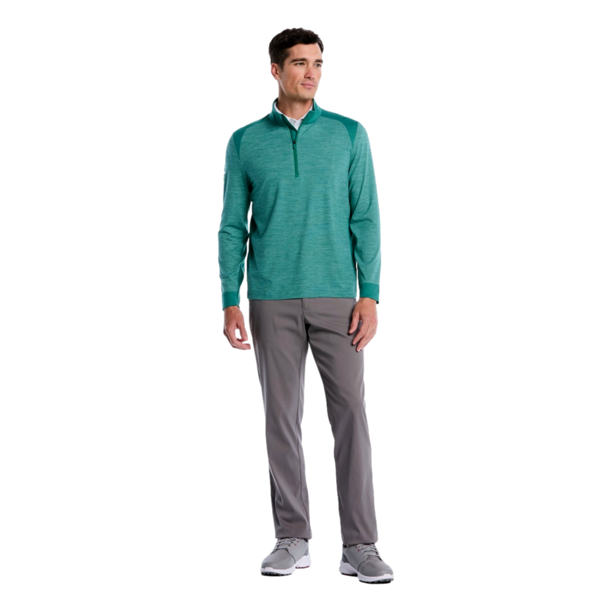 Soft Touch Blocked Men's Golf Quarter Zip