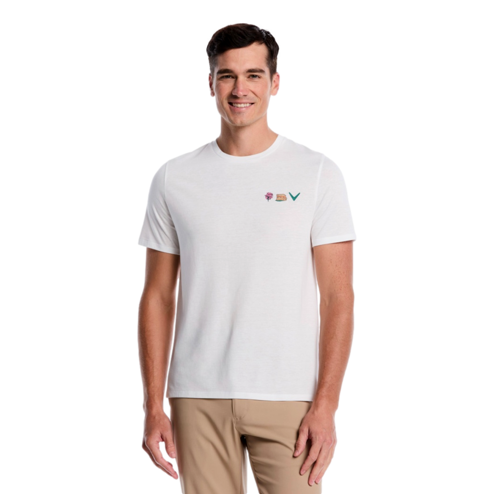 Iconic Chevron Crew Men's Golf T-Shirt