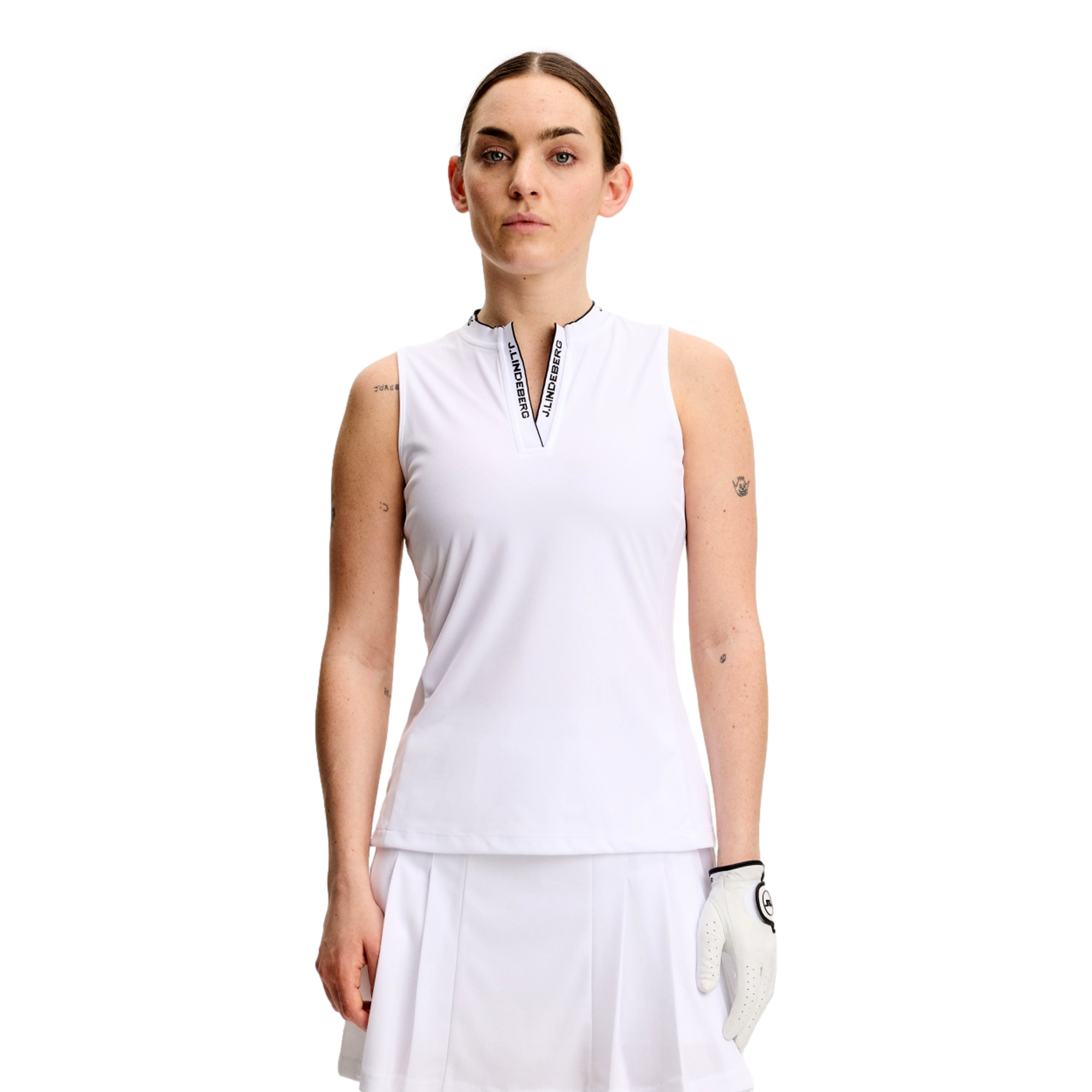 Leya Women's Sleeveless Golf Polo Shirt