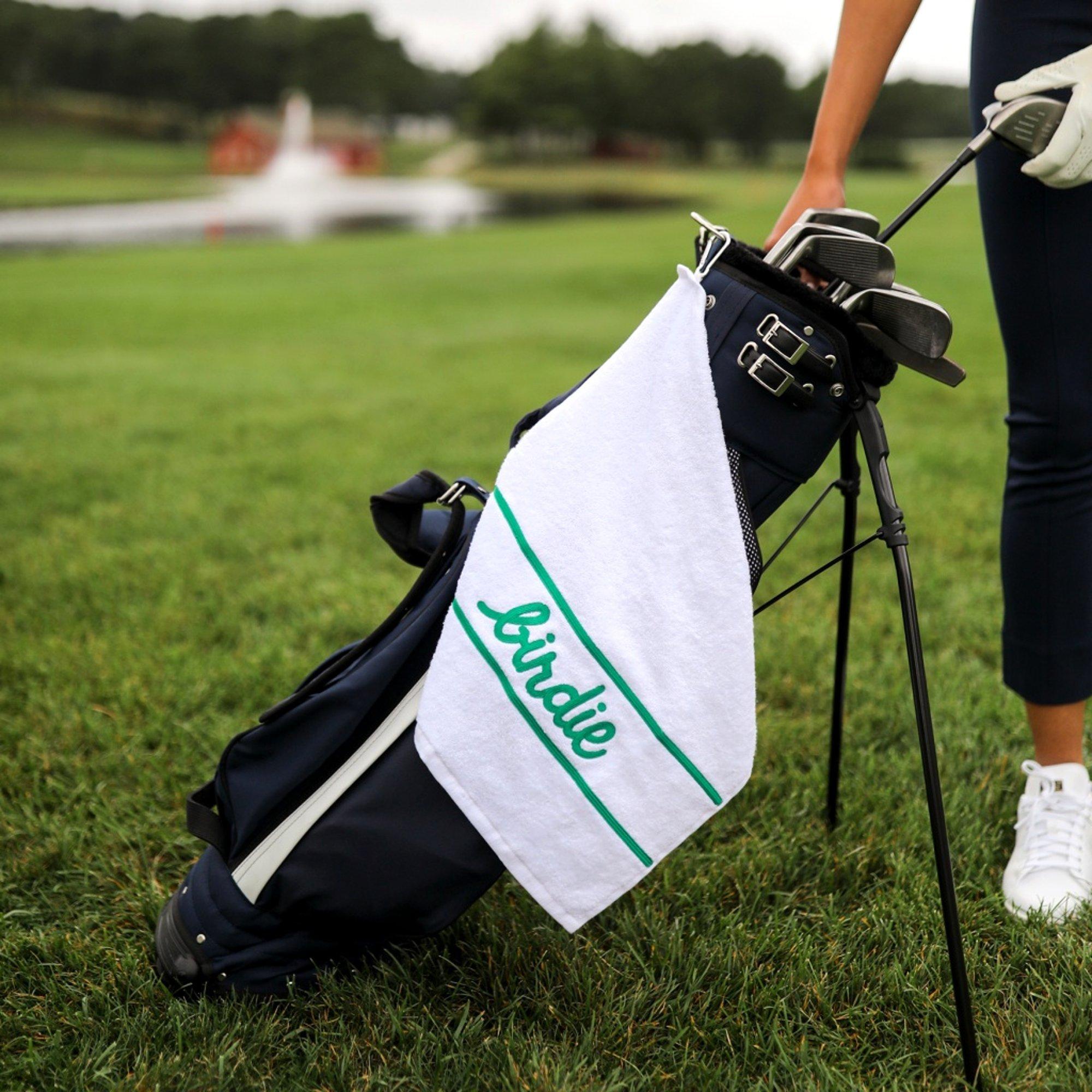 Birdie Stitch Terry Golf Towel