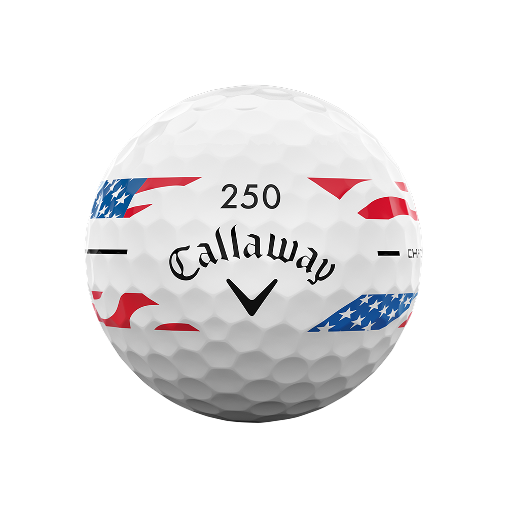 Chrome Soft USA Stripe Golf Balls