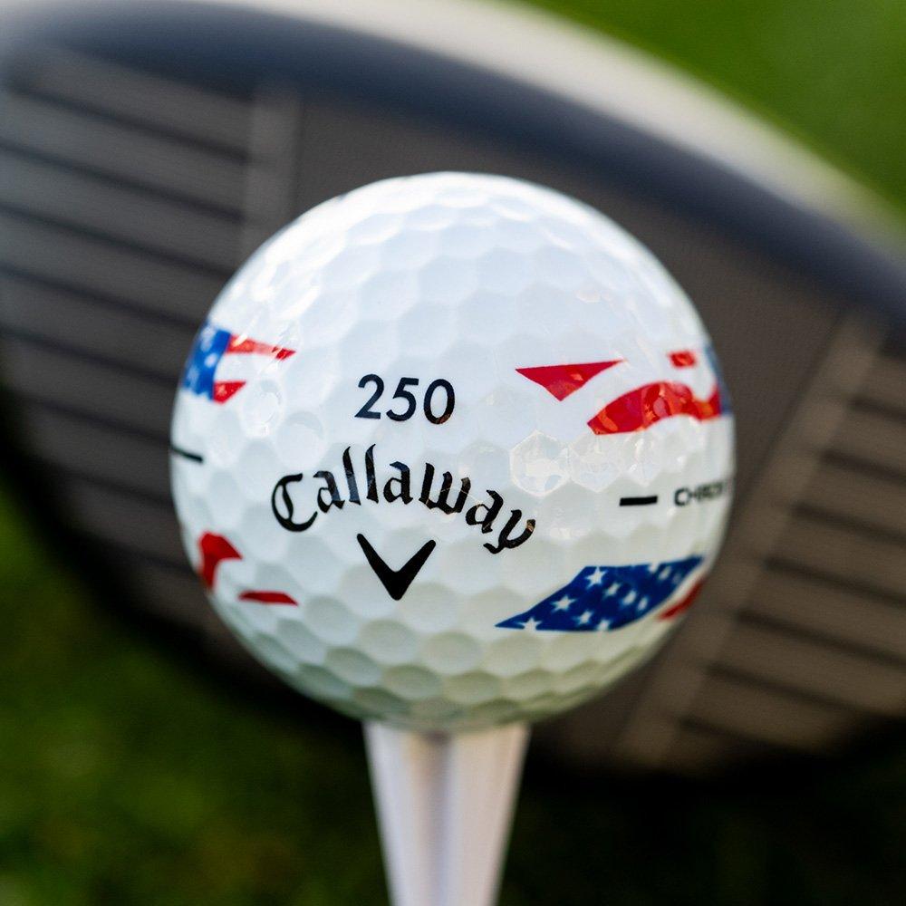 Chrome Soft USA Stripe Golf Balls