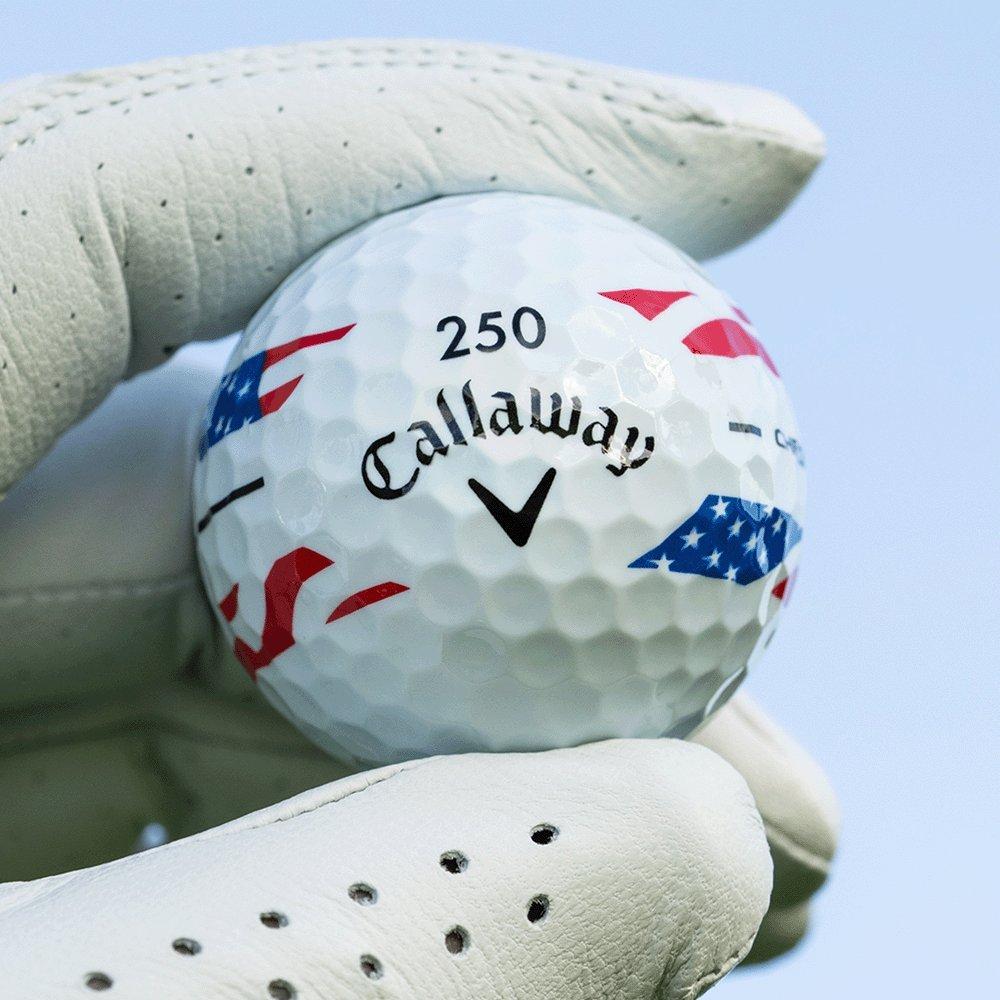 Chrome Tour USA Stripe Golf Balls