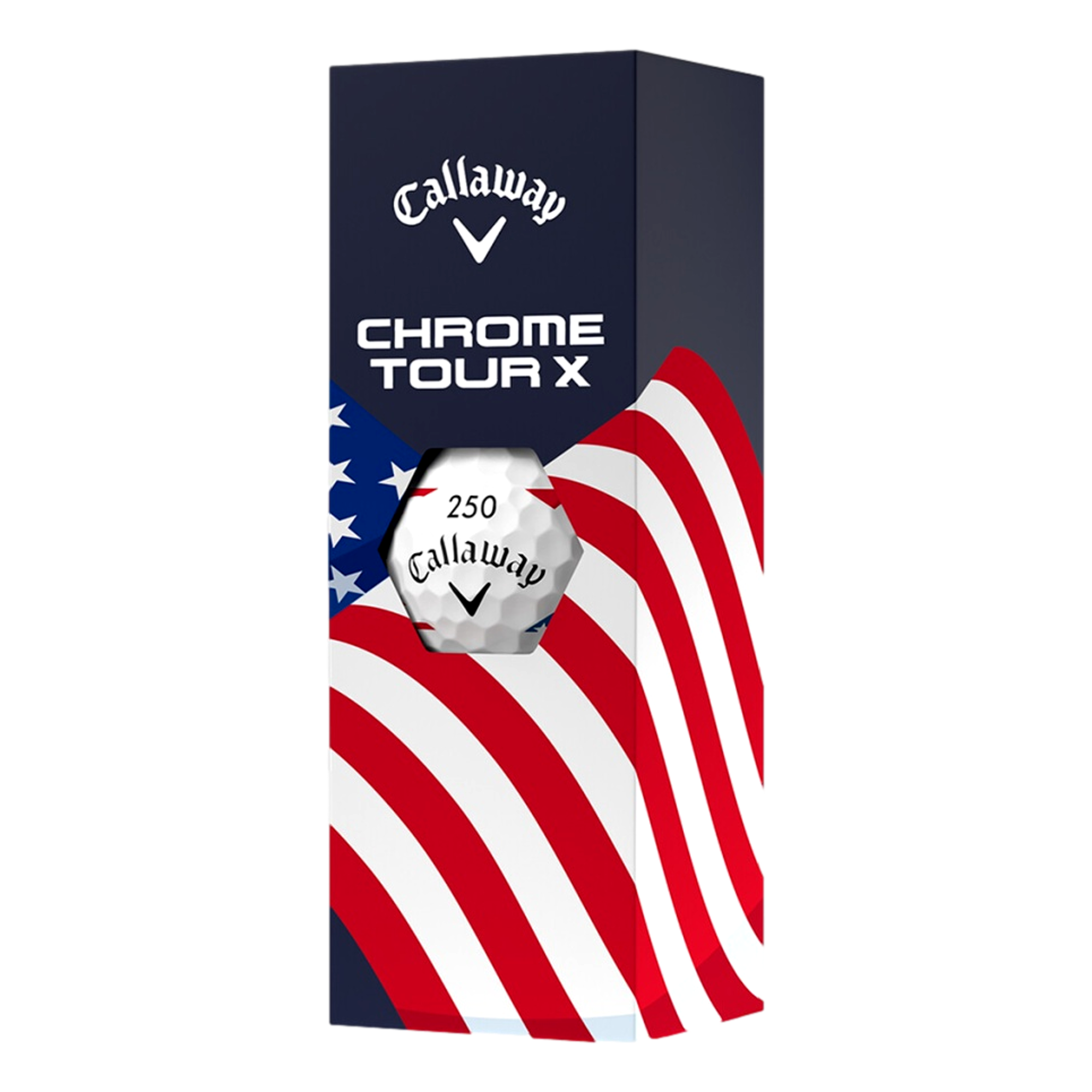 Chrome Tour X USA Stripe Golf Balls