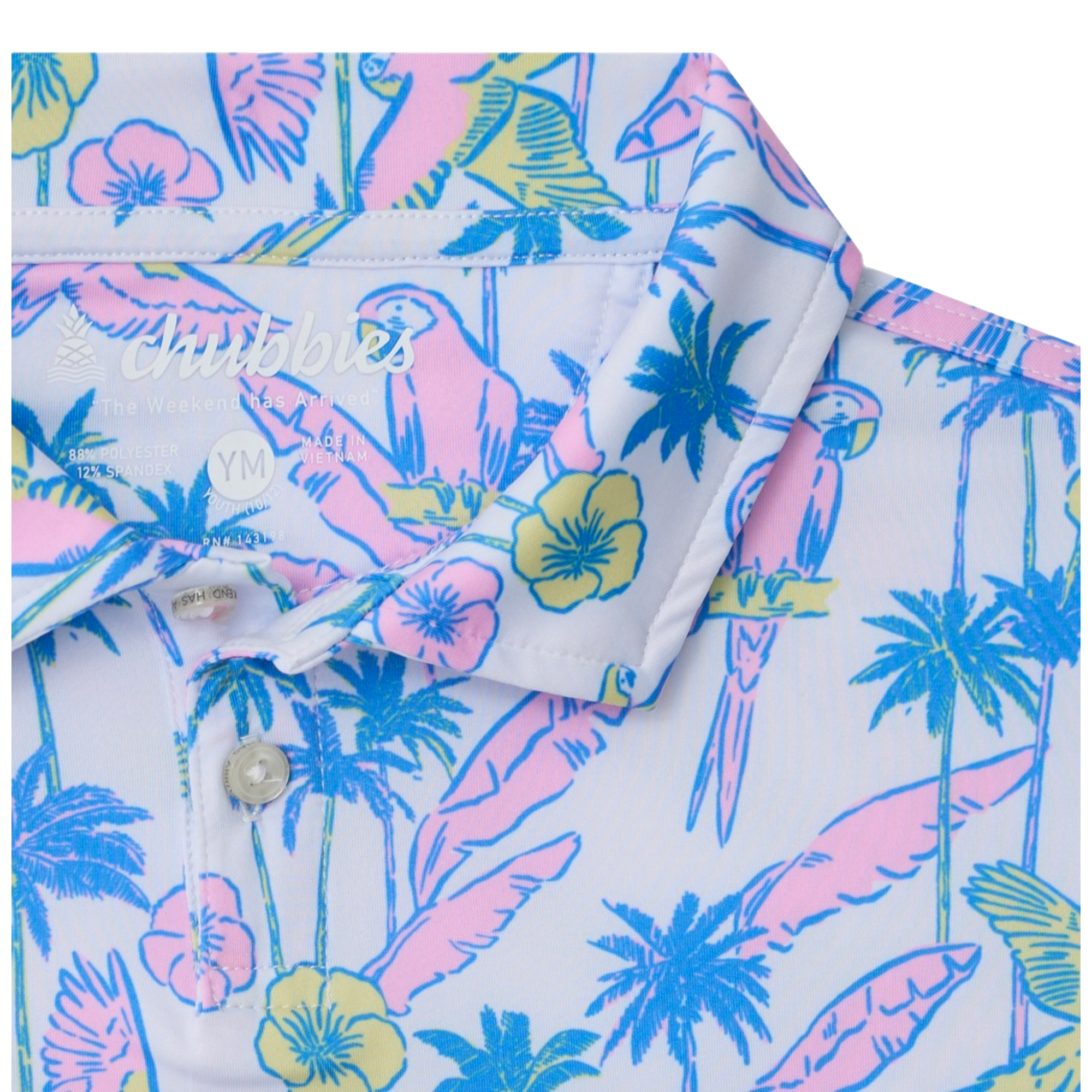 The Flock Party Boys Golf Polo Shirt