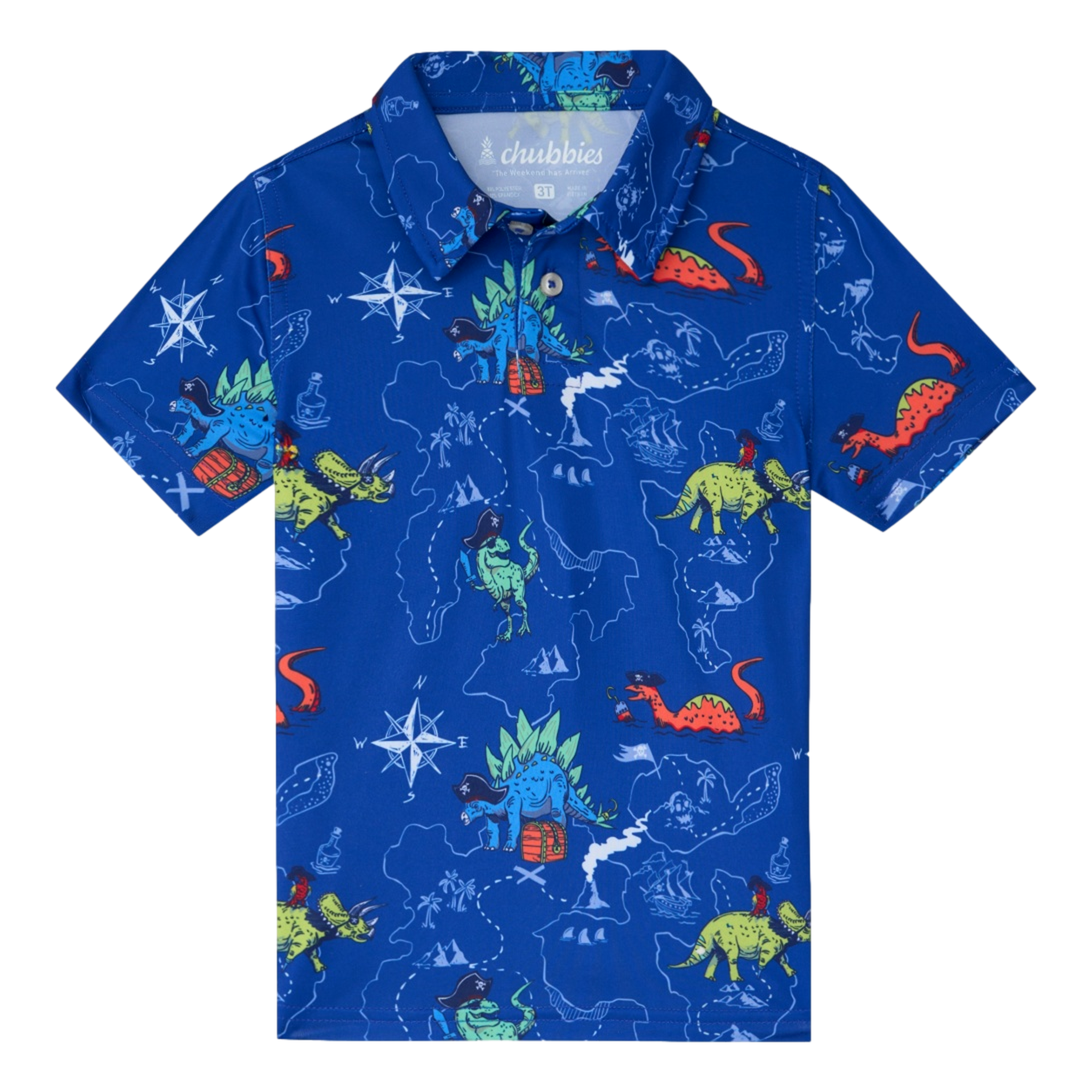 The Rex Marks The Spot Boys Golf Polo Shirt