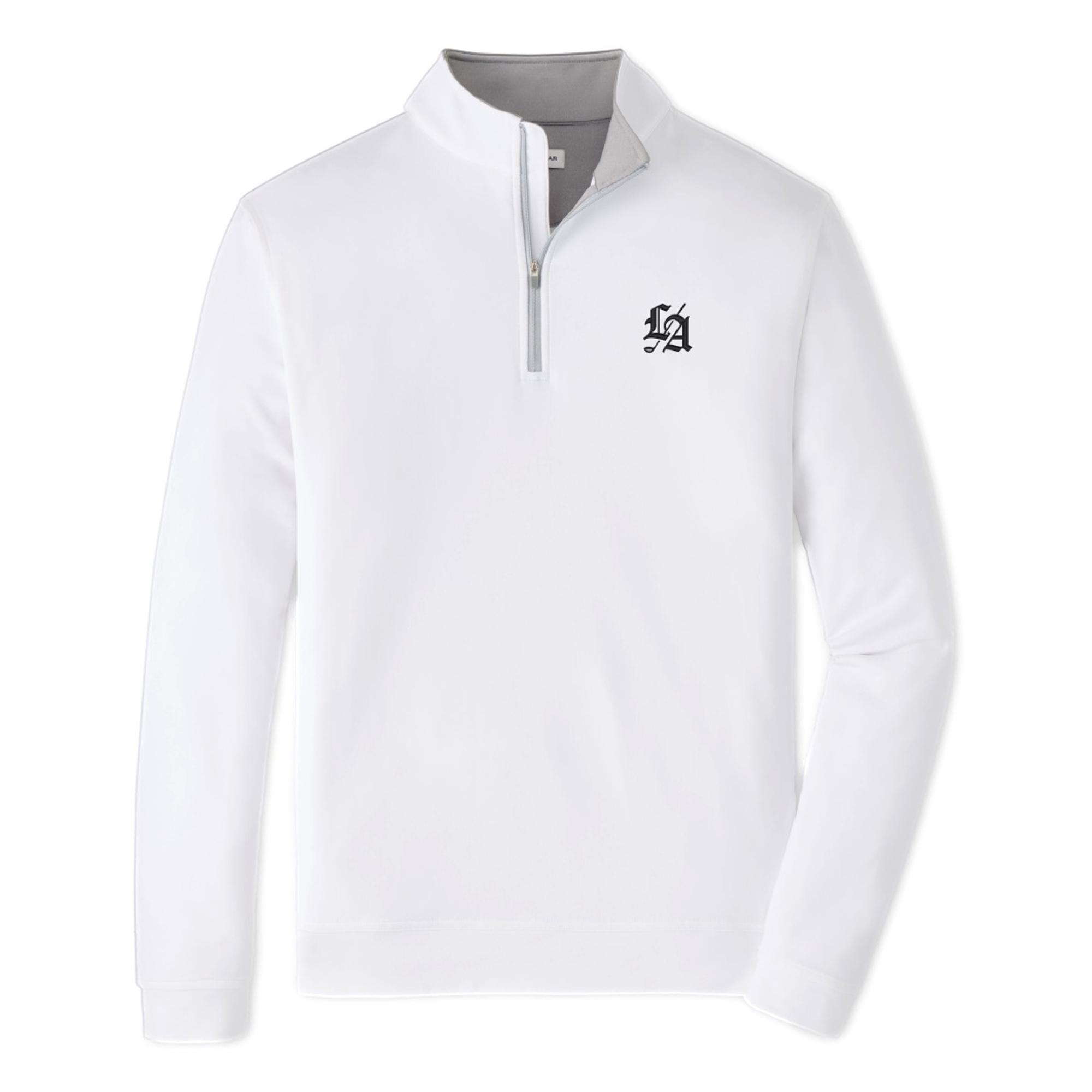 Los Angeles Golf Club Pine Sugar Stripe Men's Golf Quarter Zip