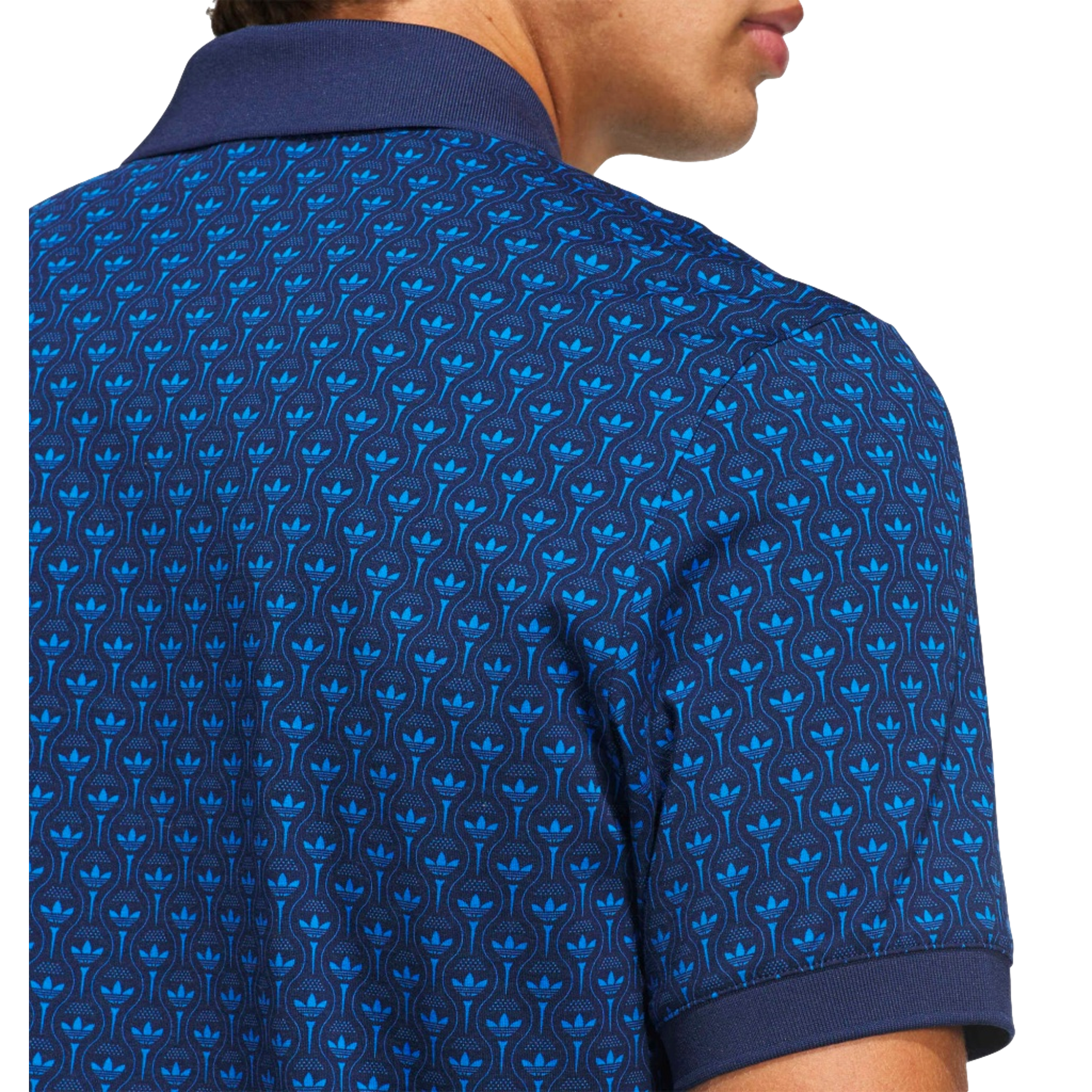 Originals All Over Trefoil Print Men's Golf Polo Shirt