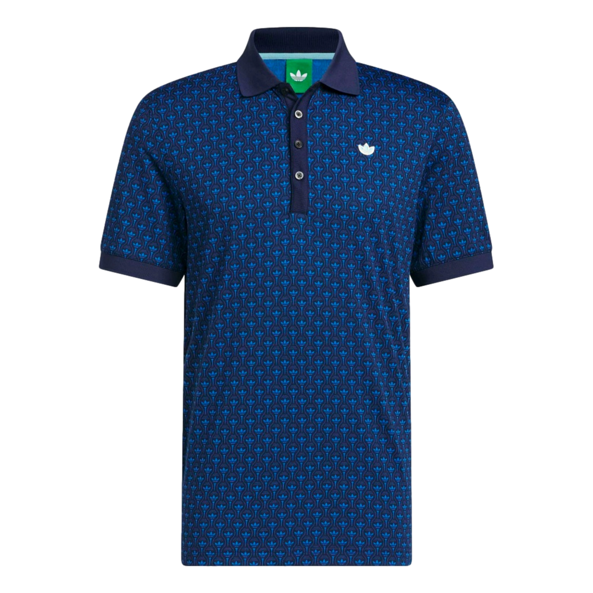 Originals All Over Trefoil Print Men's Golf Polo Shirt