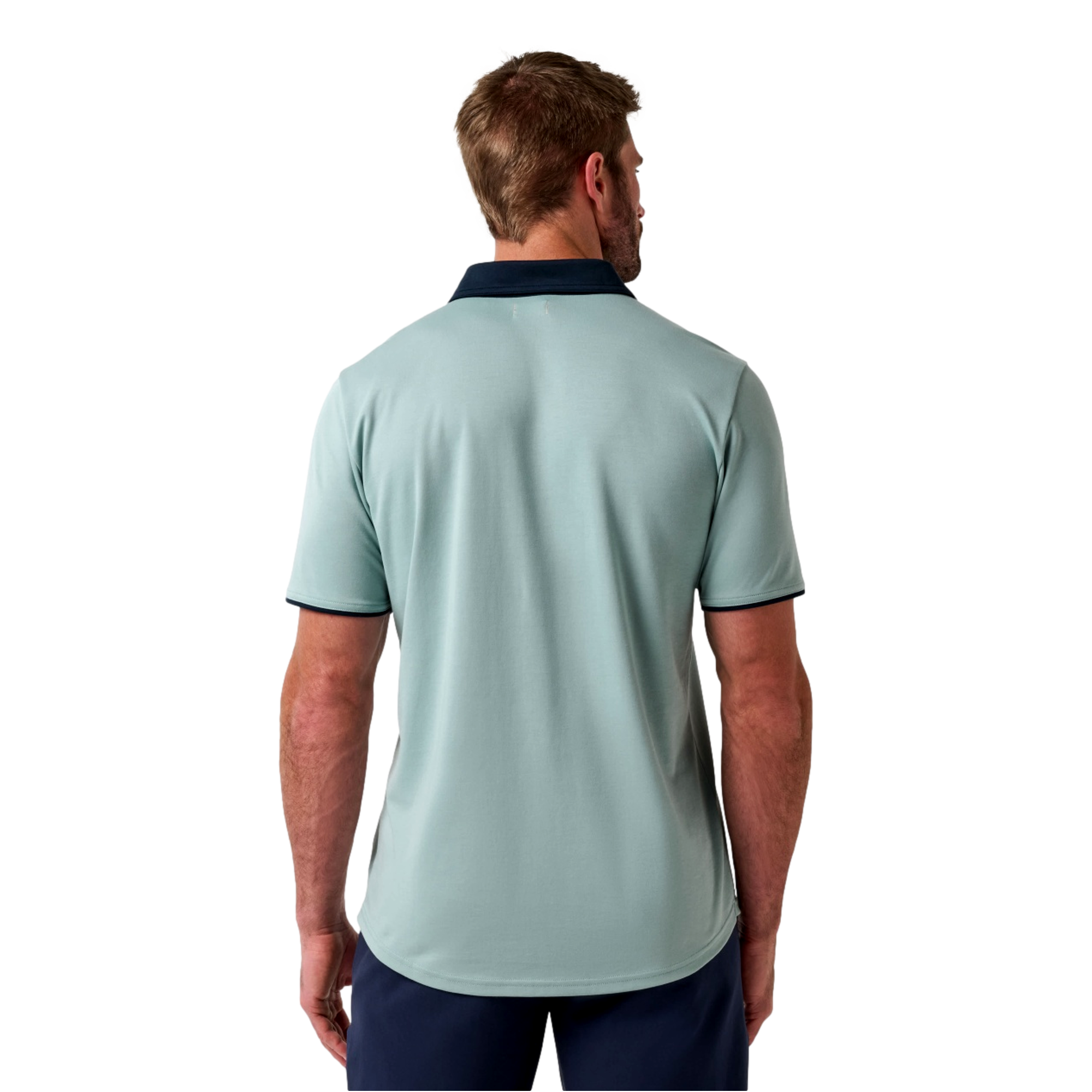 All Day Social Club Men's Short Sleeve Golf Polo