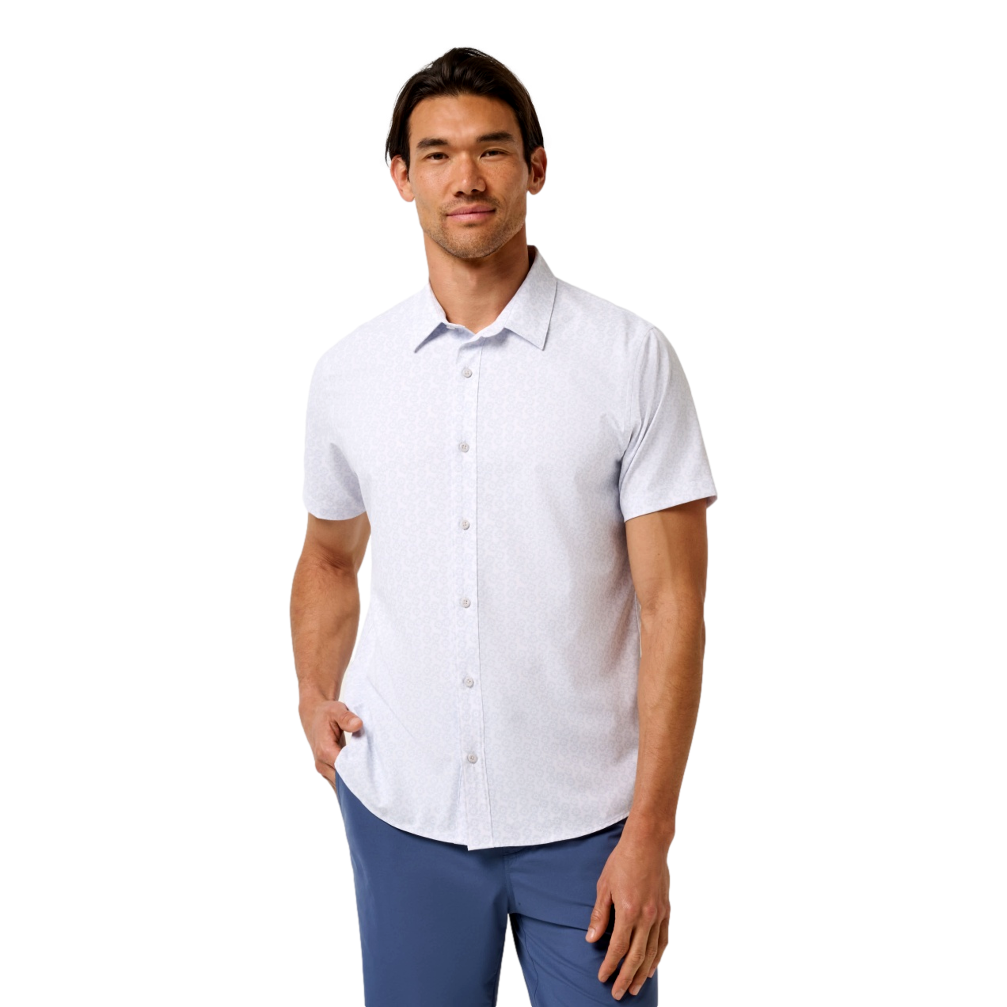 Techwoven Sunlight Men's Short Sleeve Golf Shirt