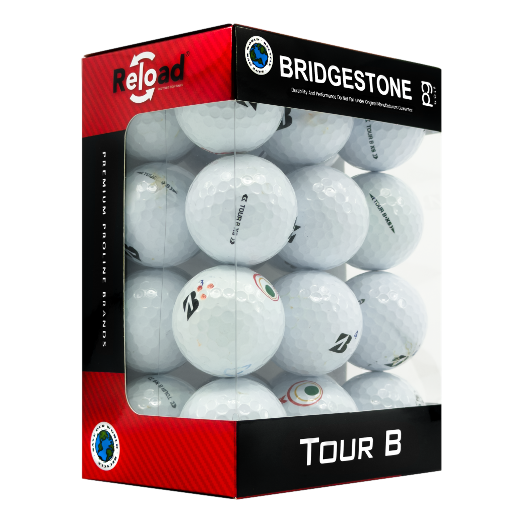 Mid-Grade Bstone Tour B 24pk Golf Balls