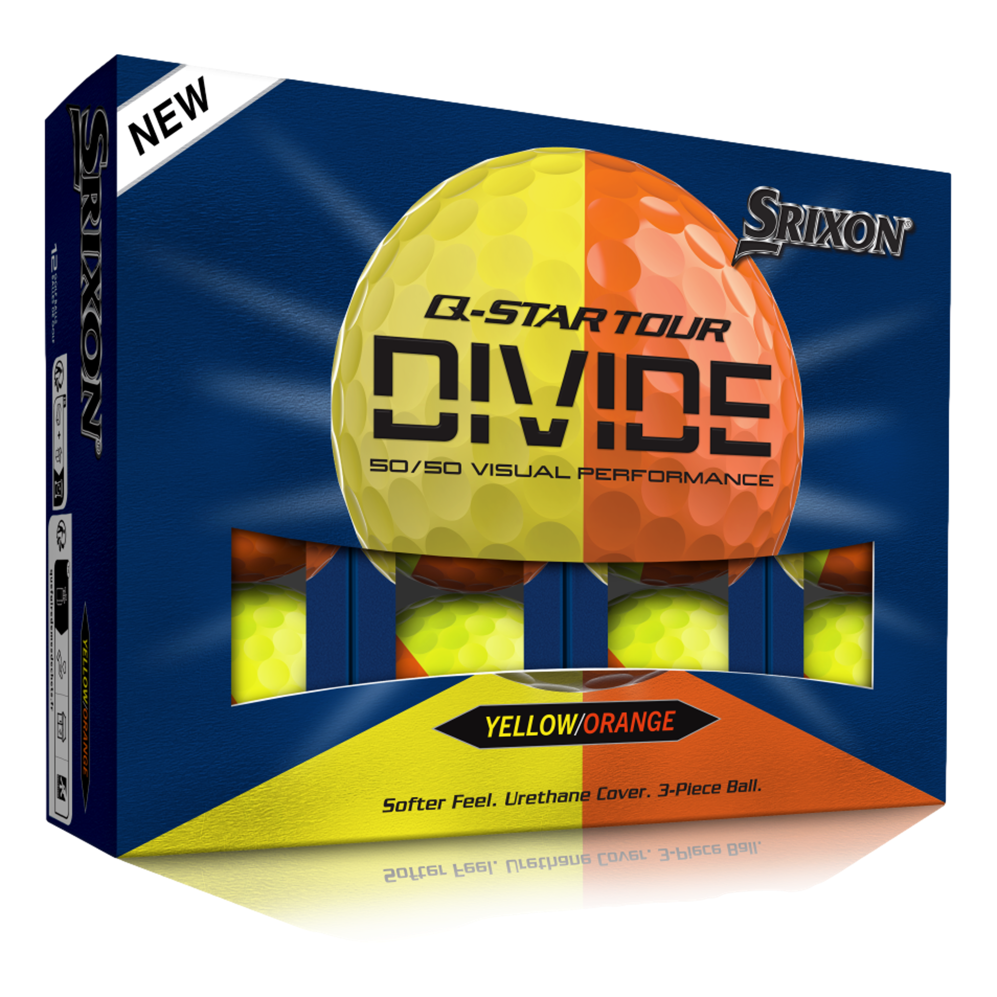 Q-Star Tour 6 Divide Golf Balls