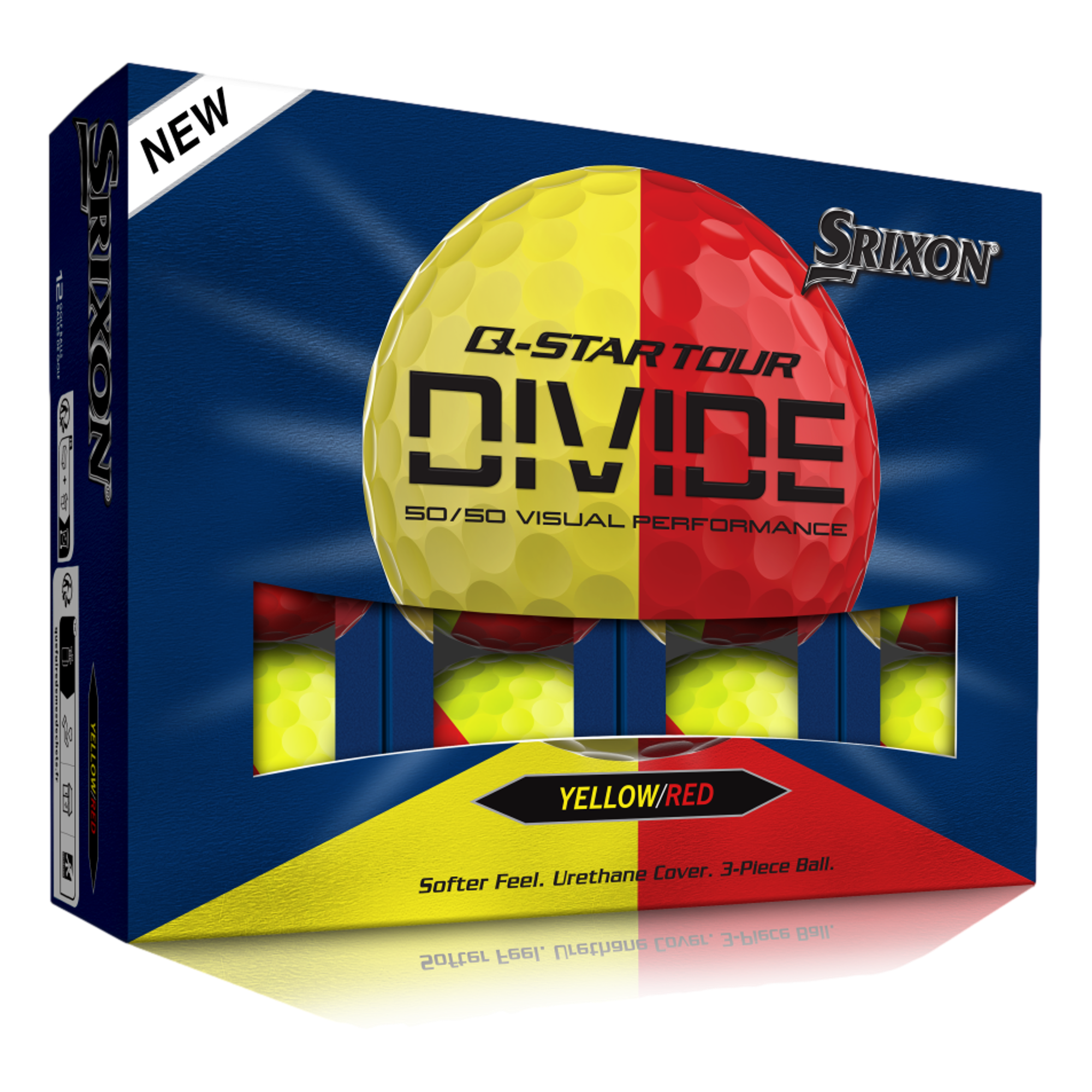 Q-Star Tour 6 Divide Golf Balls