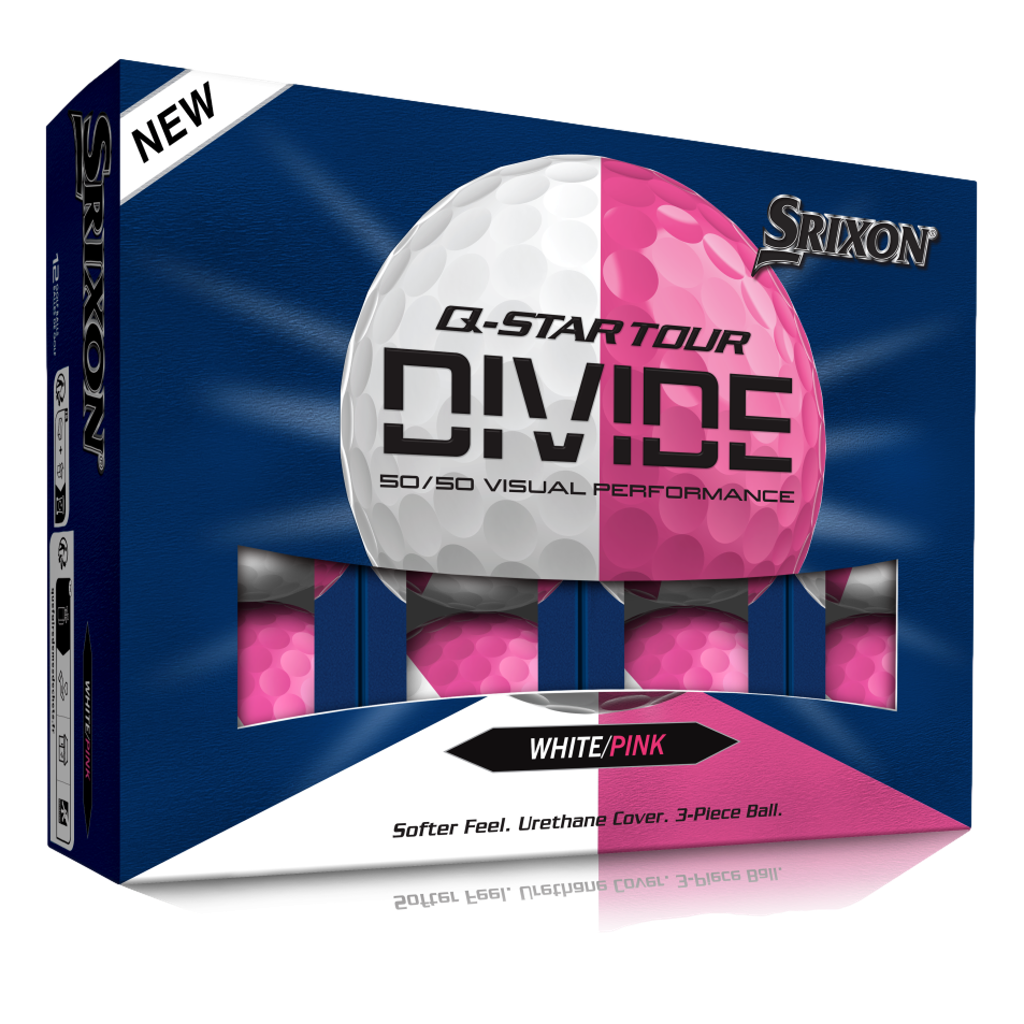 Q-Star Tour 6 Divide Golf Balls