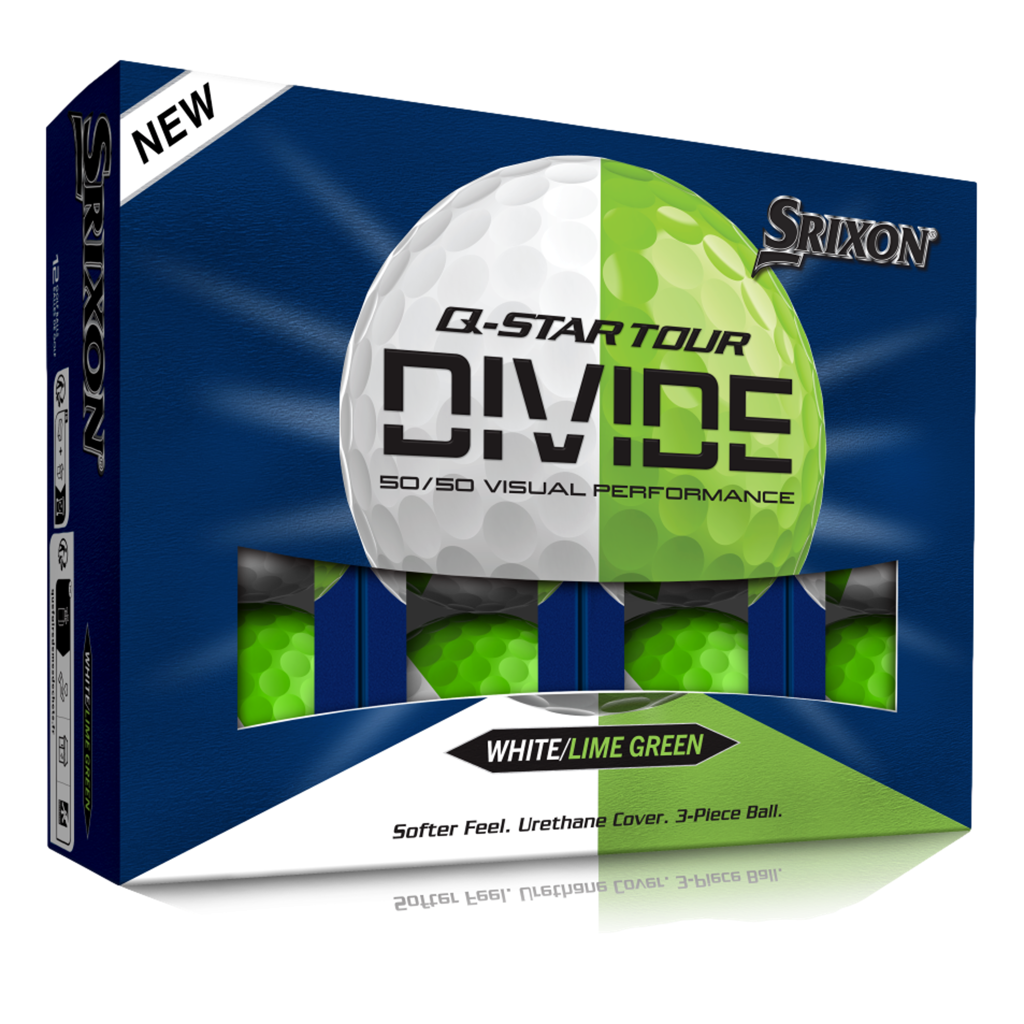 Q-Star Tour 6 Divide Golf Balls