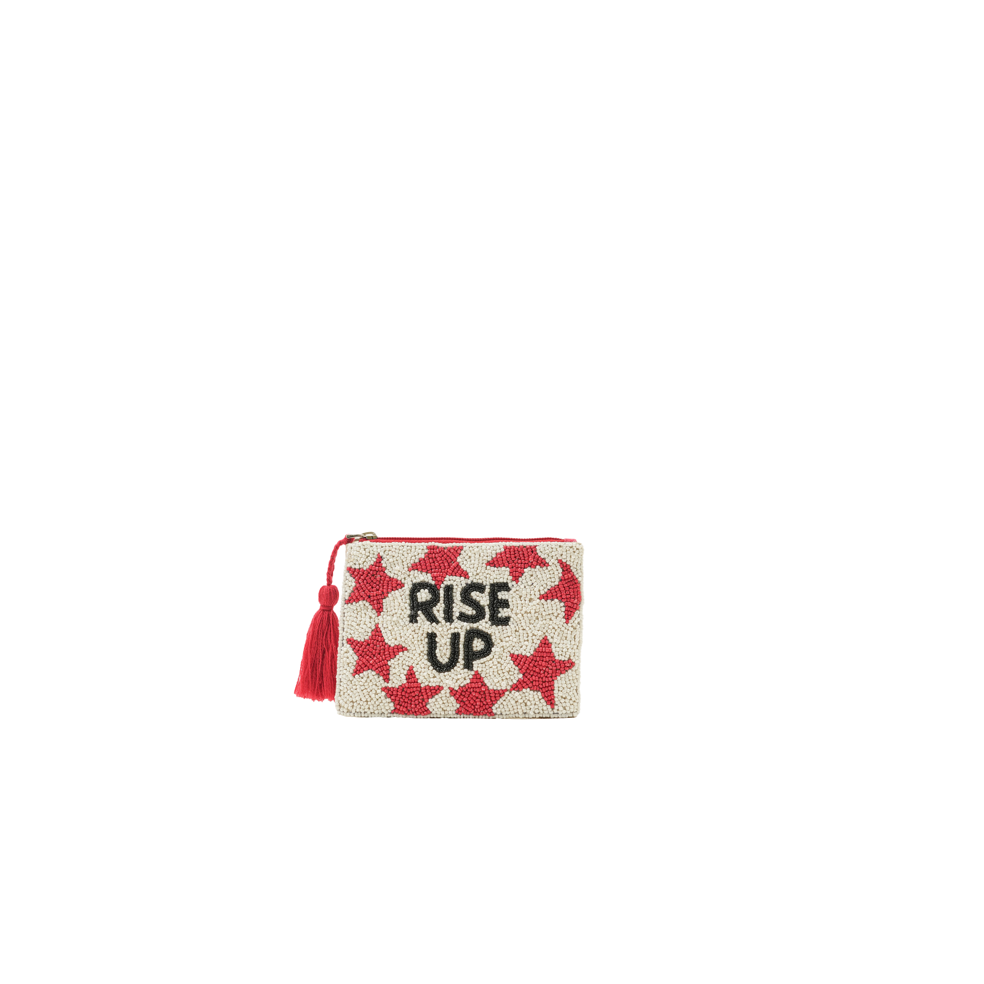 Rise Up Atlanta Beaded Pouch Bag