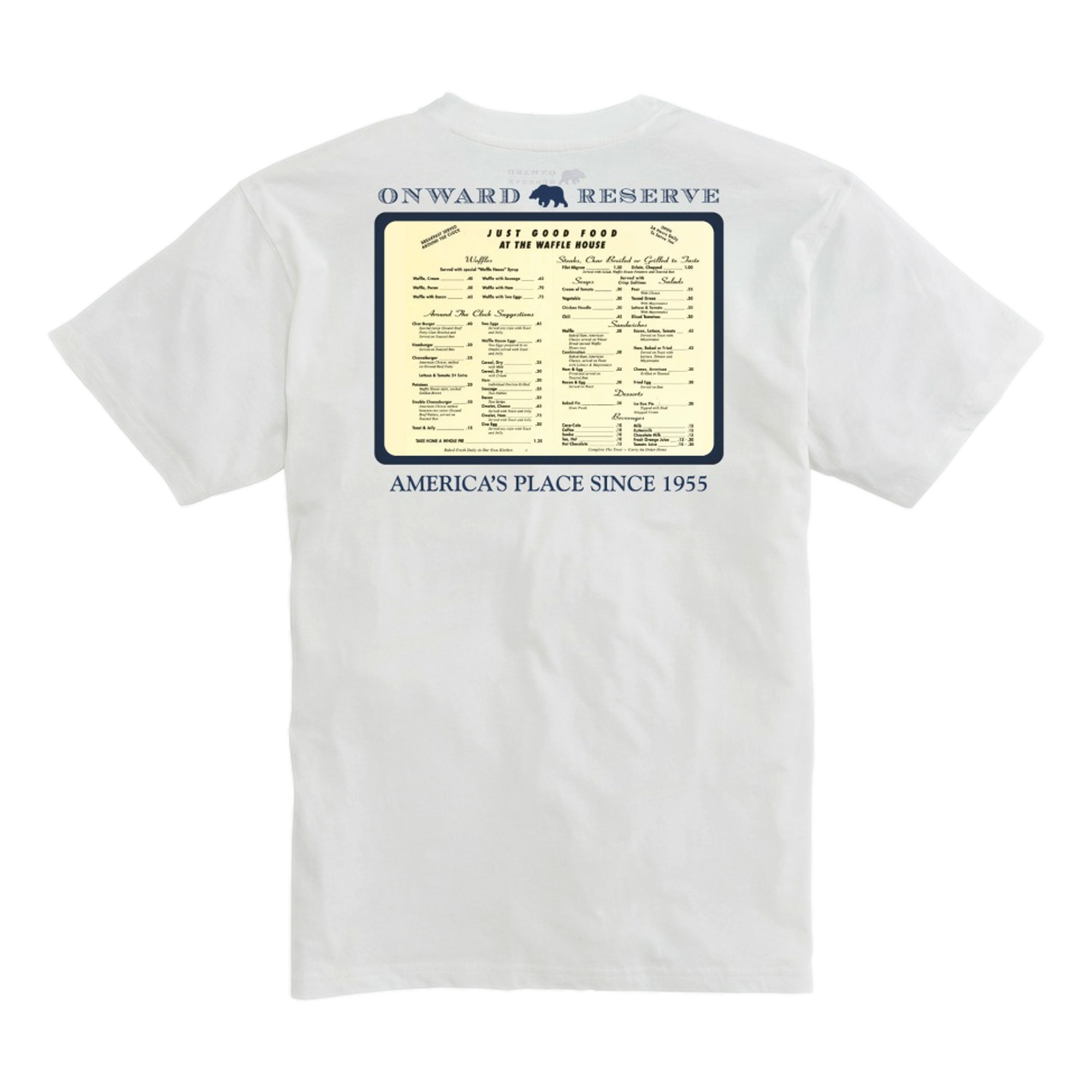 Just Good Food Waffle House Men's Golf T-Shirt