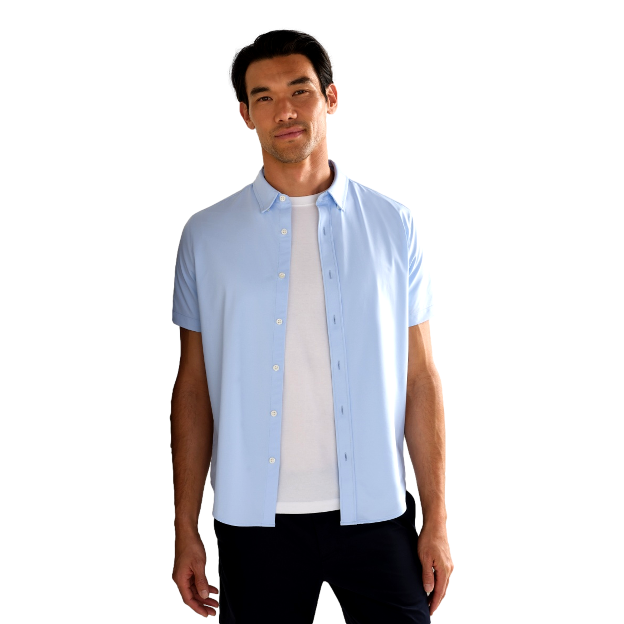 Commuter Button Up Men's Golf Polo Shirt