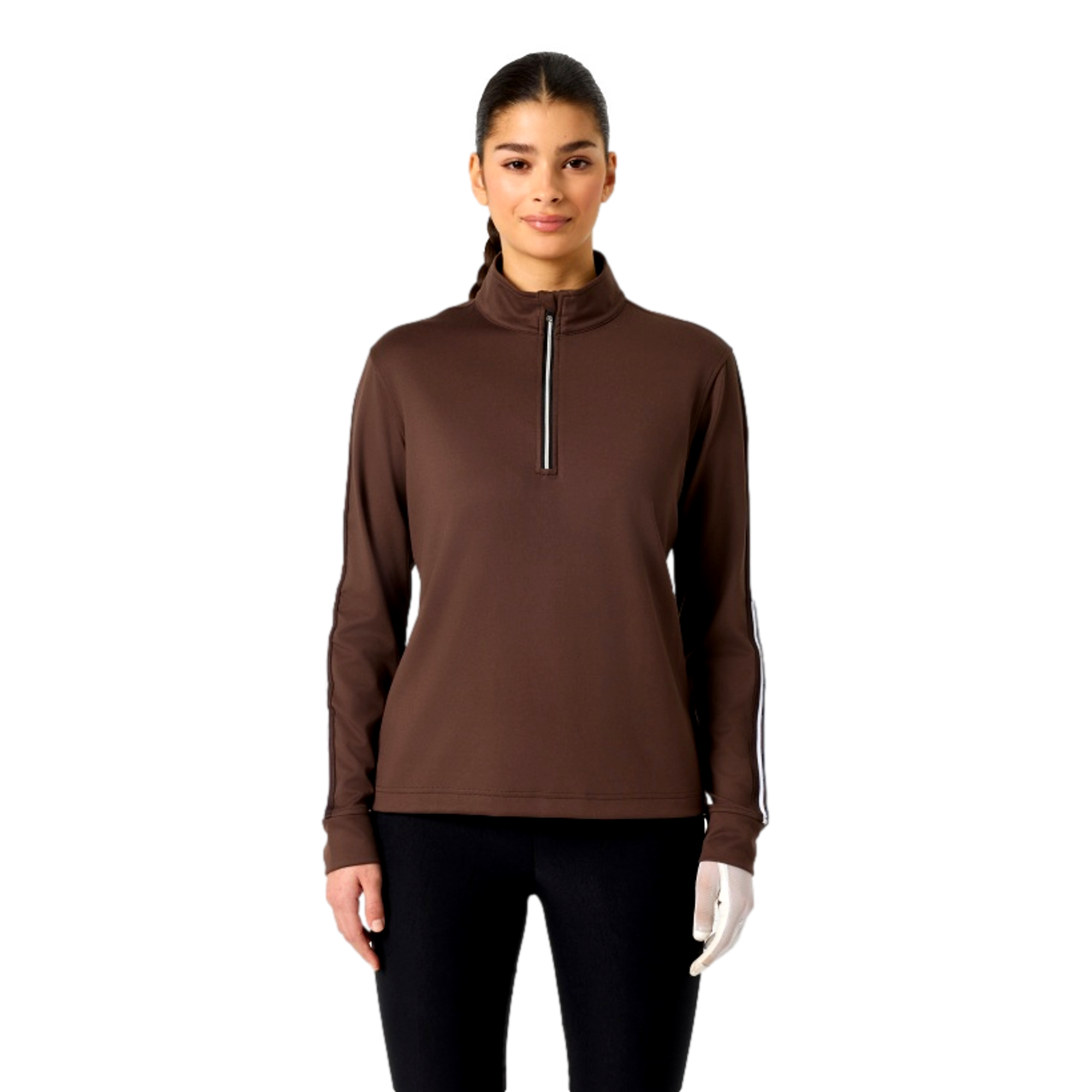 Peach Women's Golf Quarter Zip