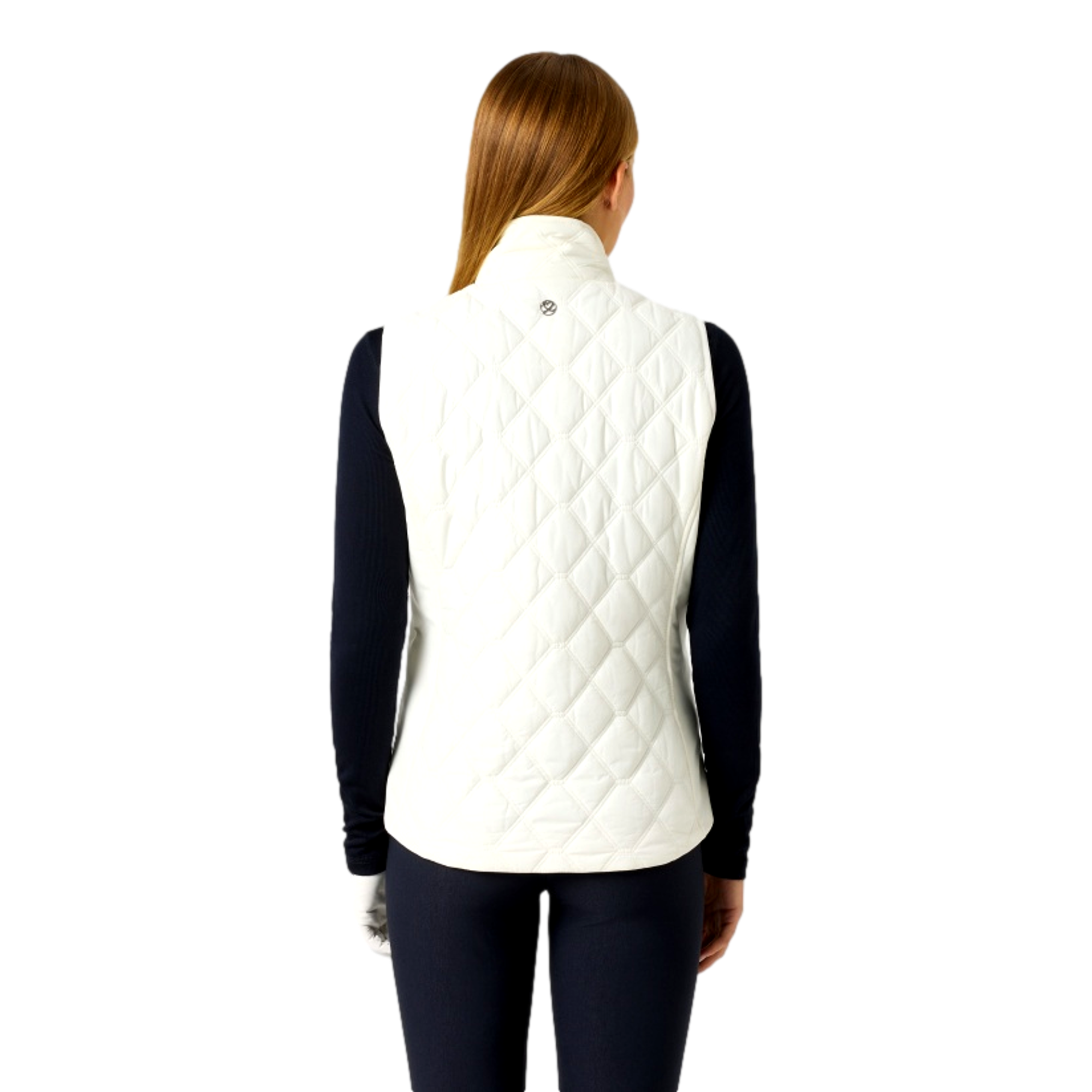 Quilt Padded Women's Short Sleeve Golf Vest