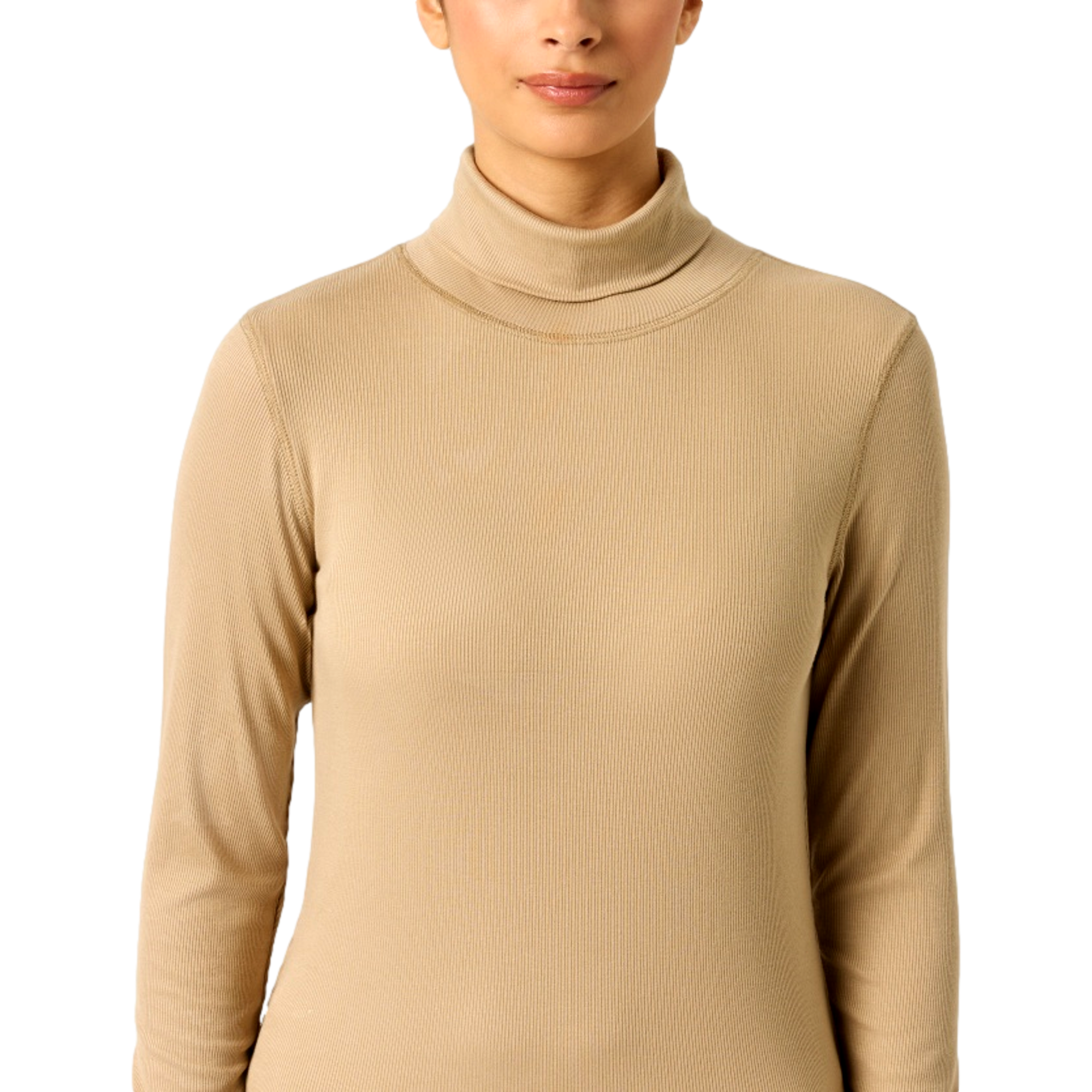 Ancona Women's Long Sleeve Roll Neck Golf Pullover