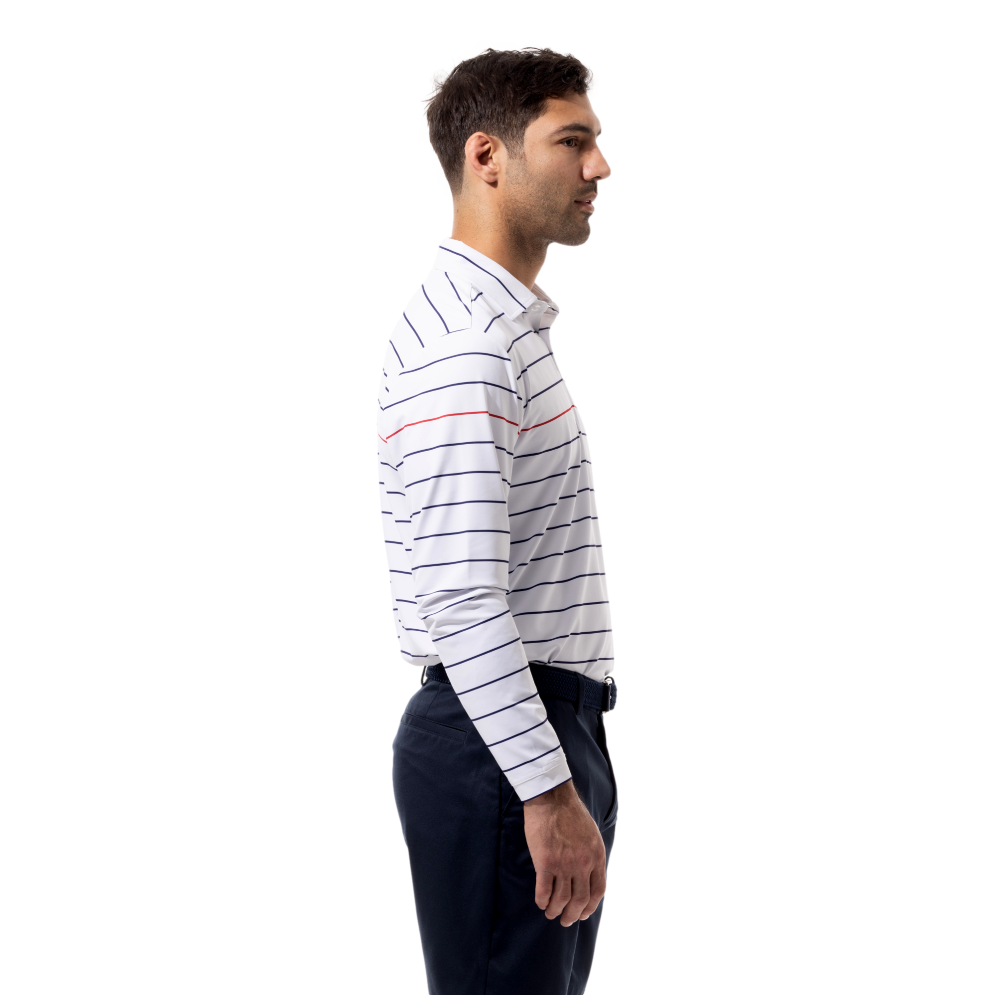 Soltekice Long Sleeve Men's Golf Polo Shirt