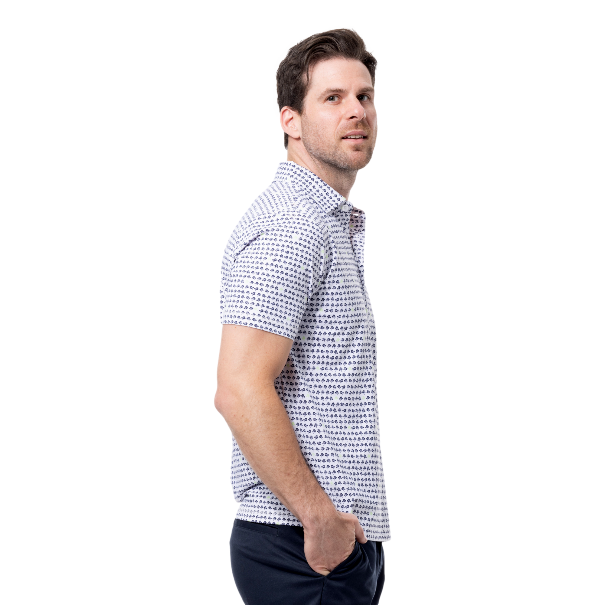 SolTek Ice Short Sleeve Men's Golf Polo Shirt