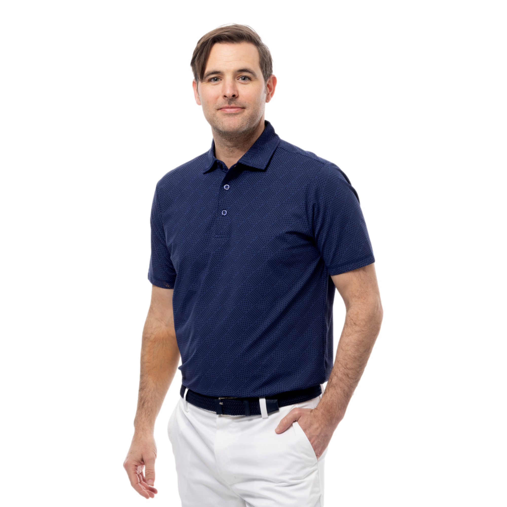 SolTek Ice Short Sleeve Men's Golf Polo Shirt