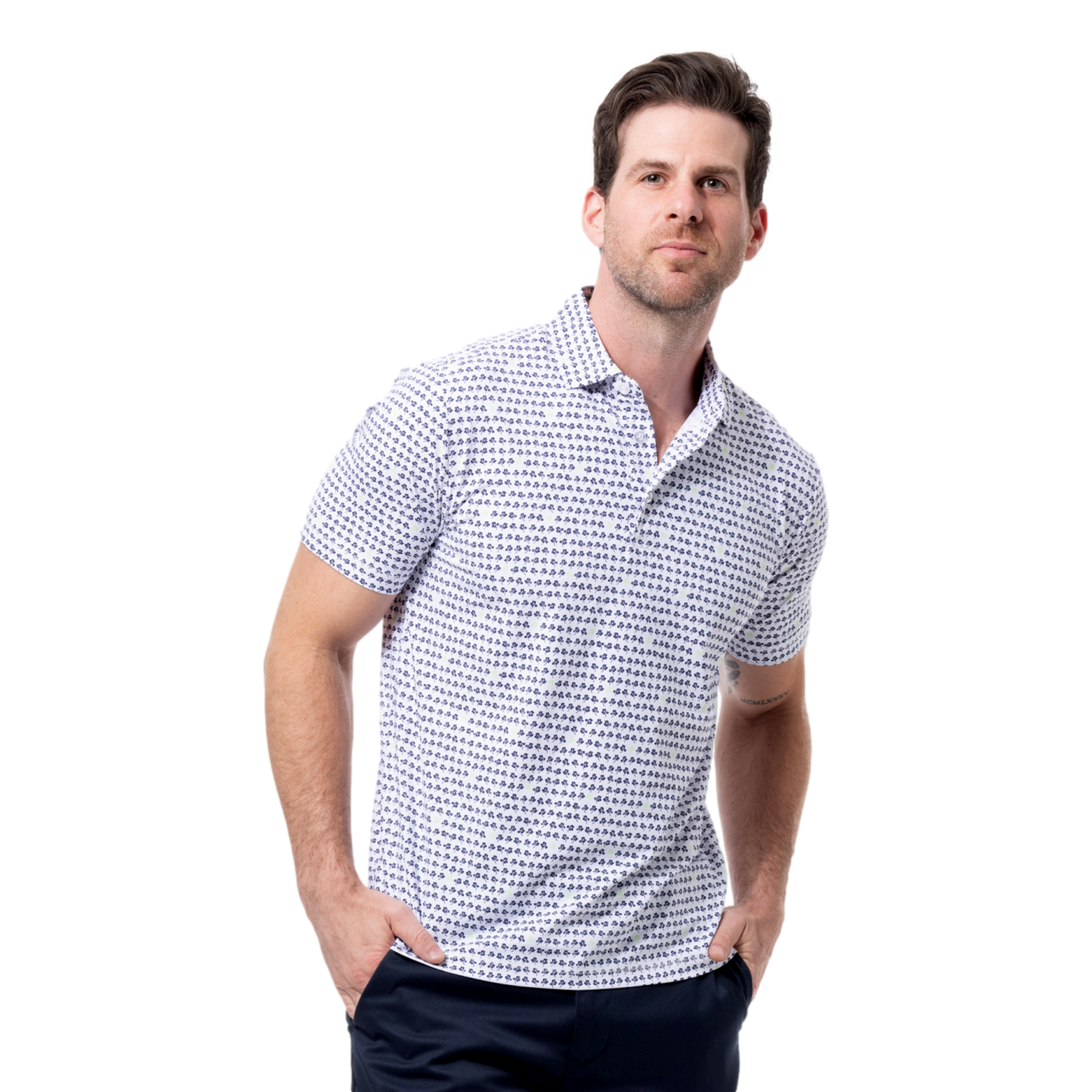 SolTek Ice Short Sleeve Men's Golf Polo Shirt