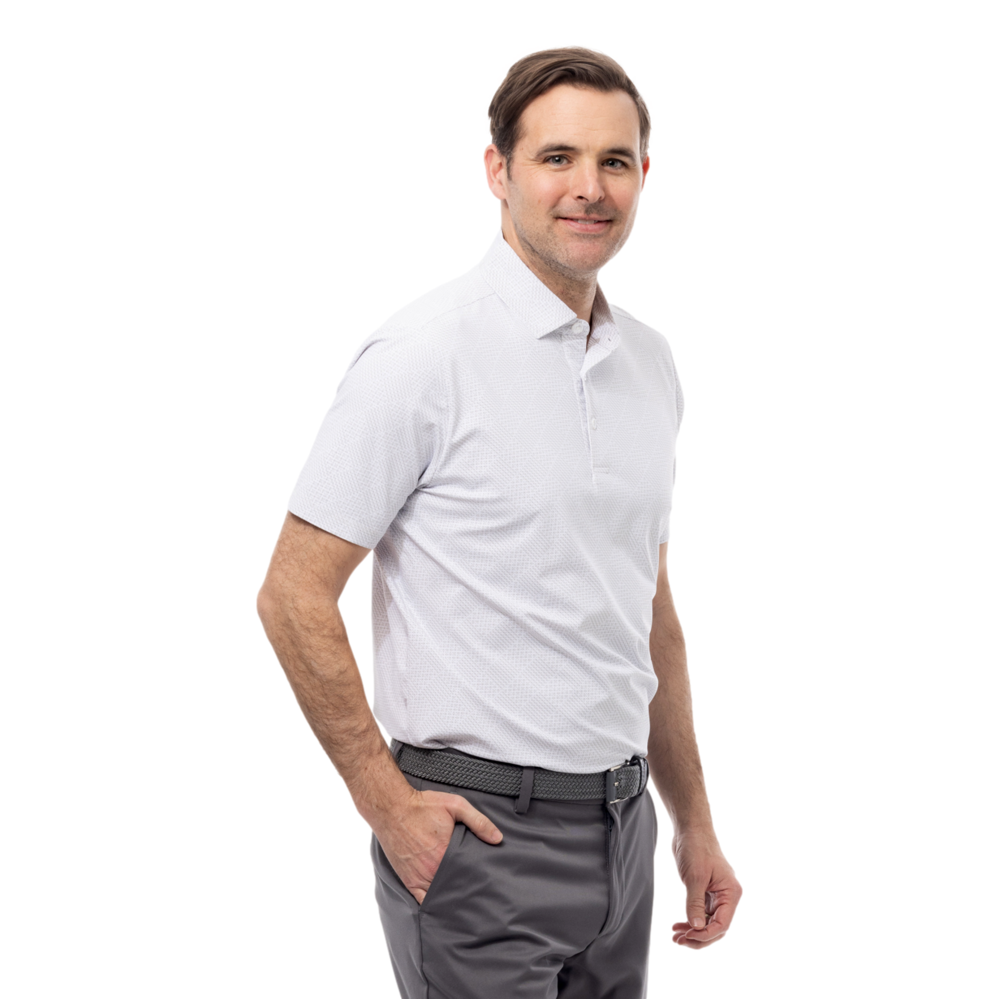 SolTek Ice Short Sleeve Men's Golf Polo Shirt