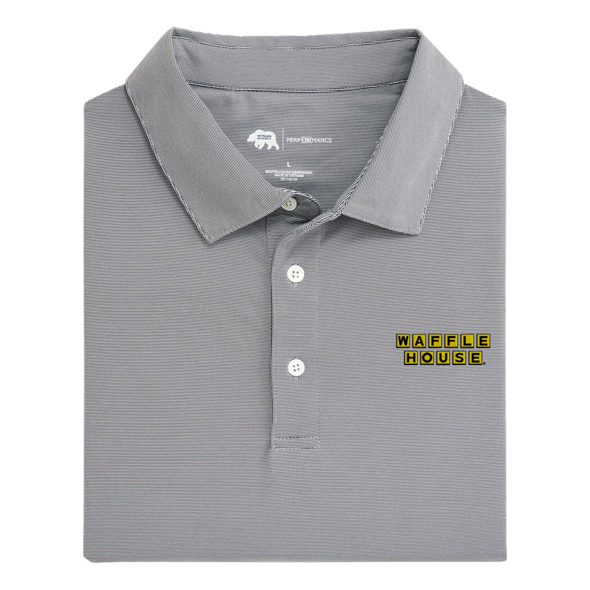 Hairline Waffle House Men's Golf Polo Shirt | PGA TOUR Superstore