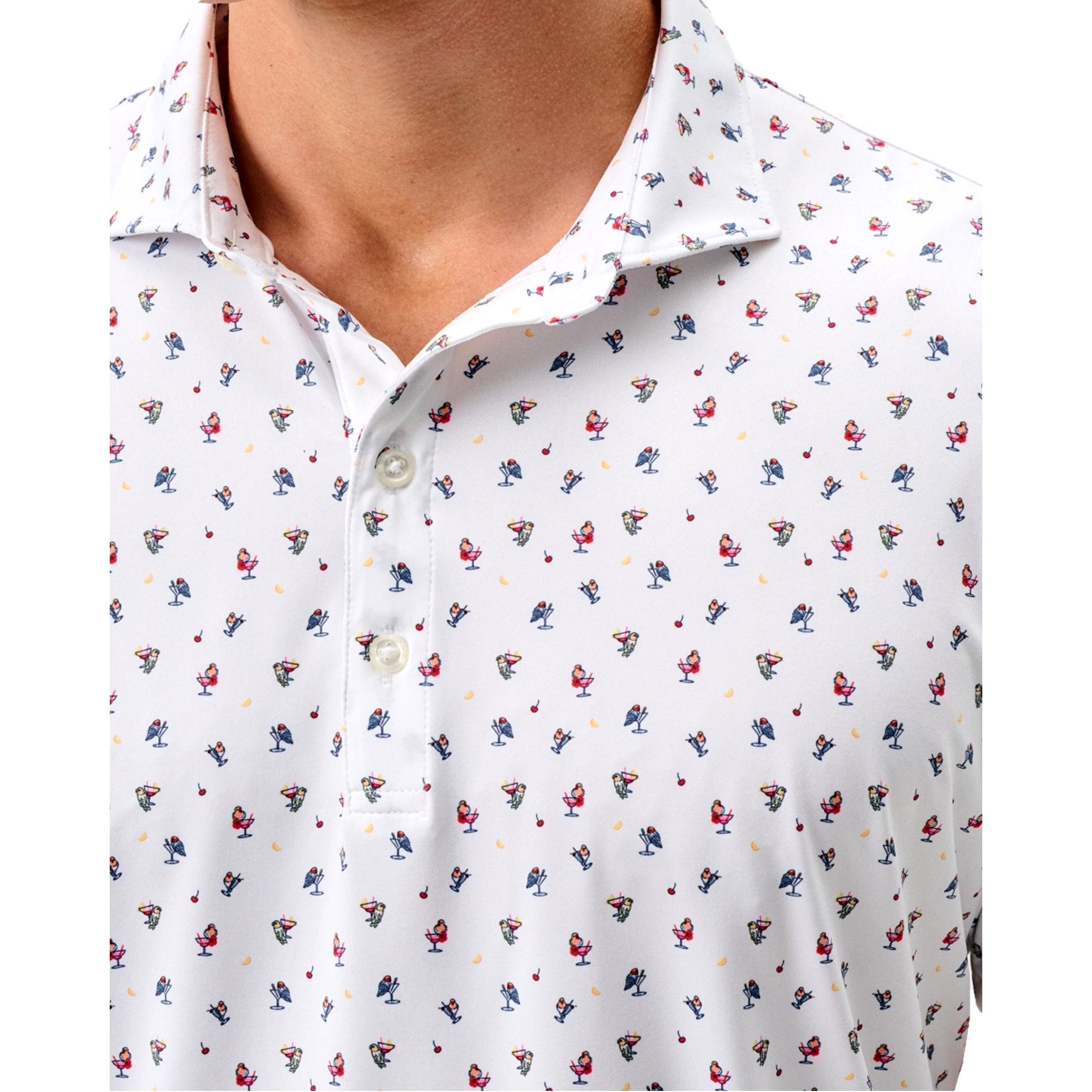 Birdie Bar Men's Golf Polo Shirt
