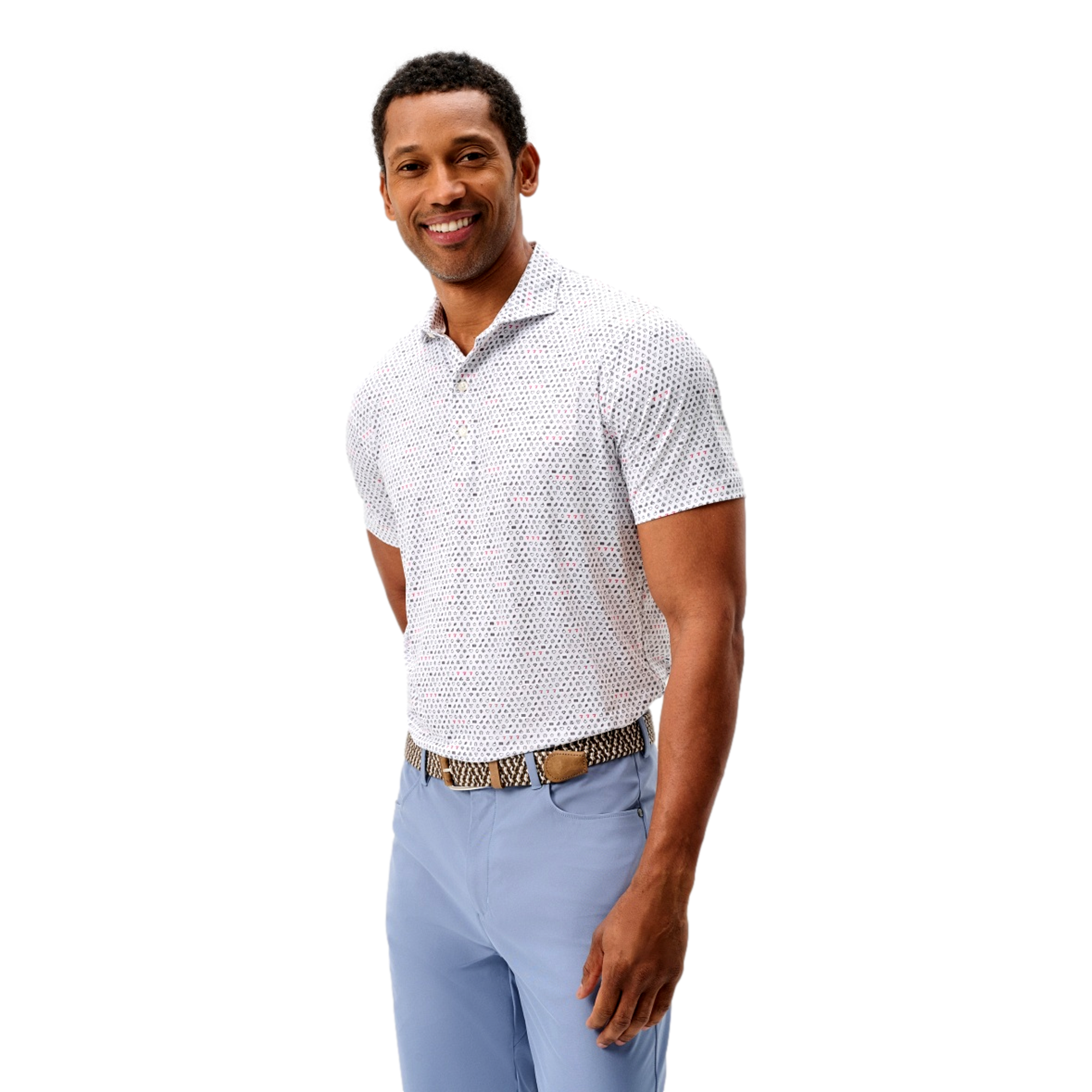 Lucky 7'S Men's Golf Polo Shirt
