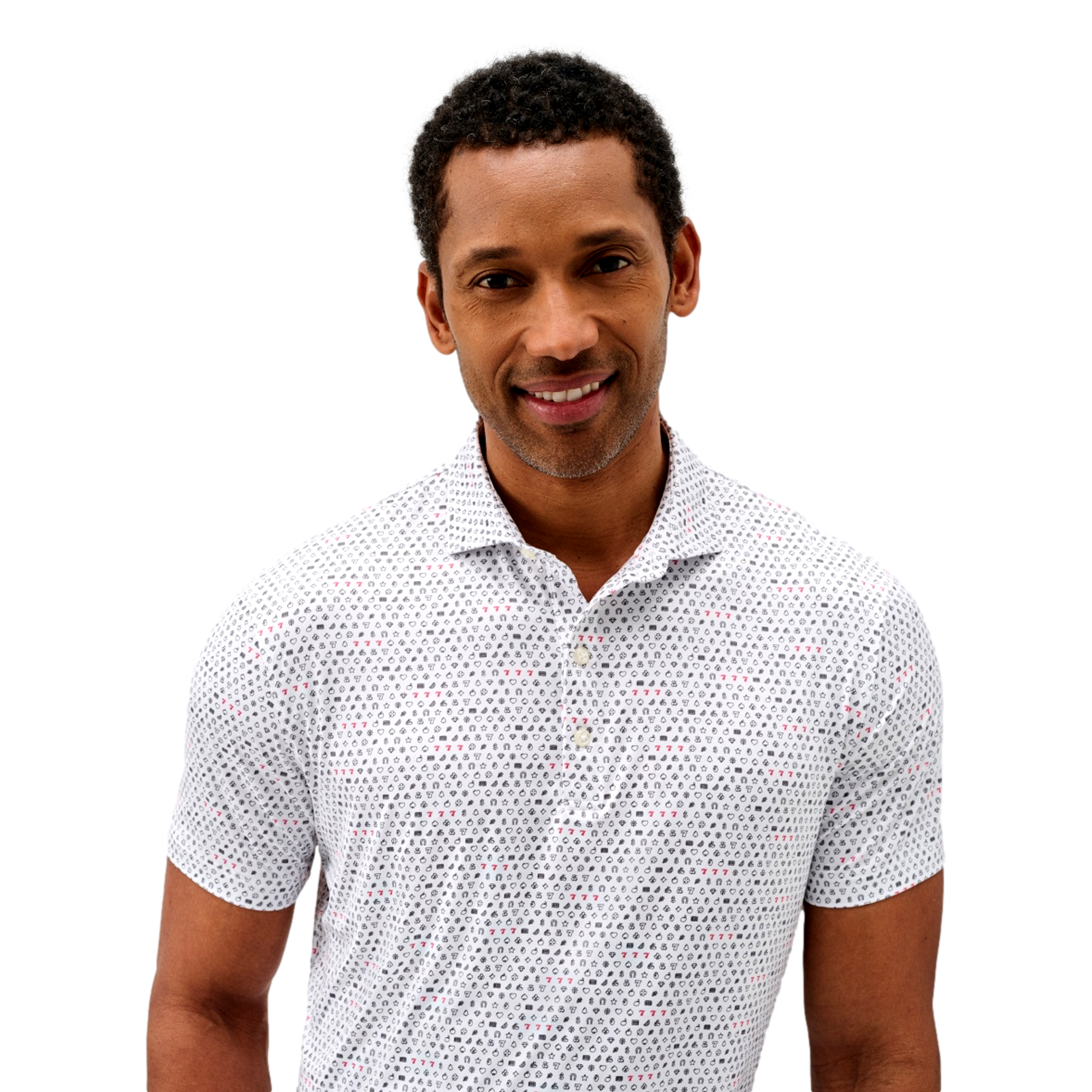 Lucky 7'S Men's Golf Polo Shirt