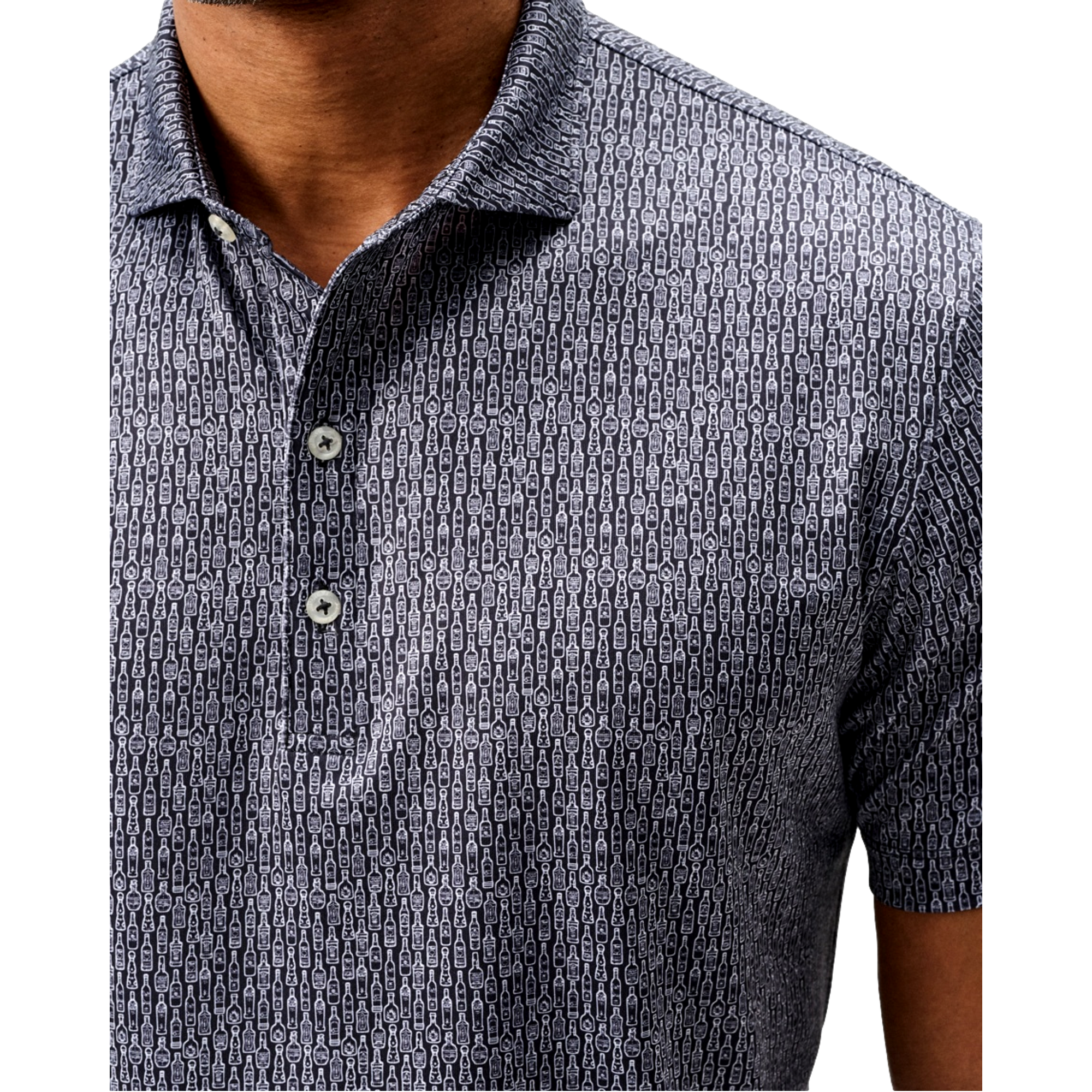 Bars Open Men's Golf Polo Shirt