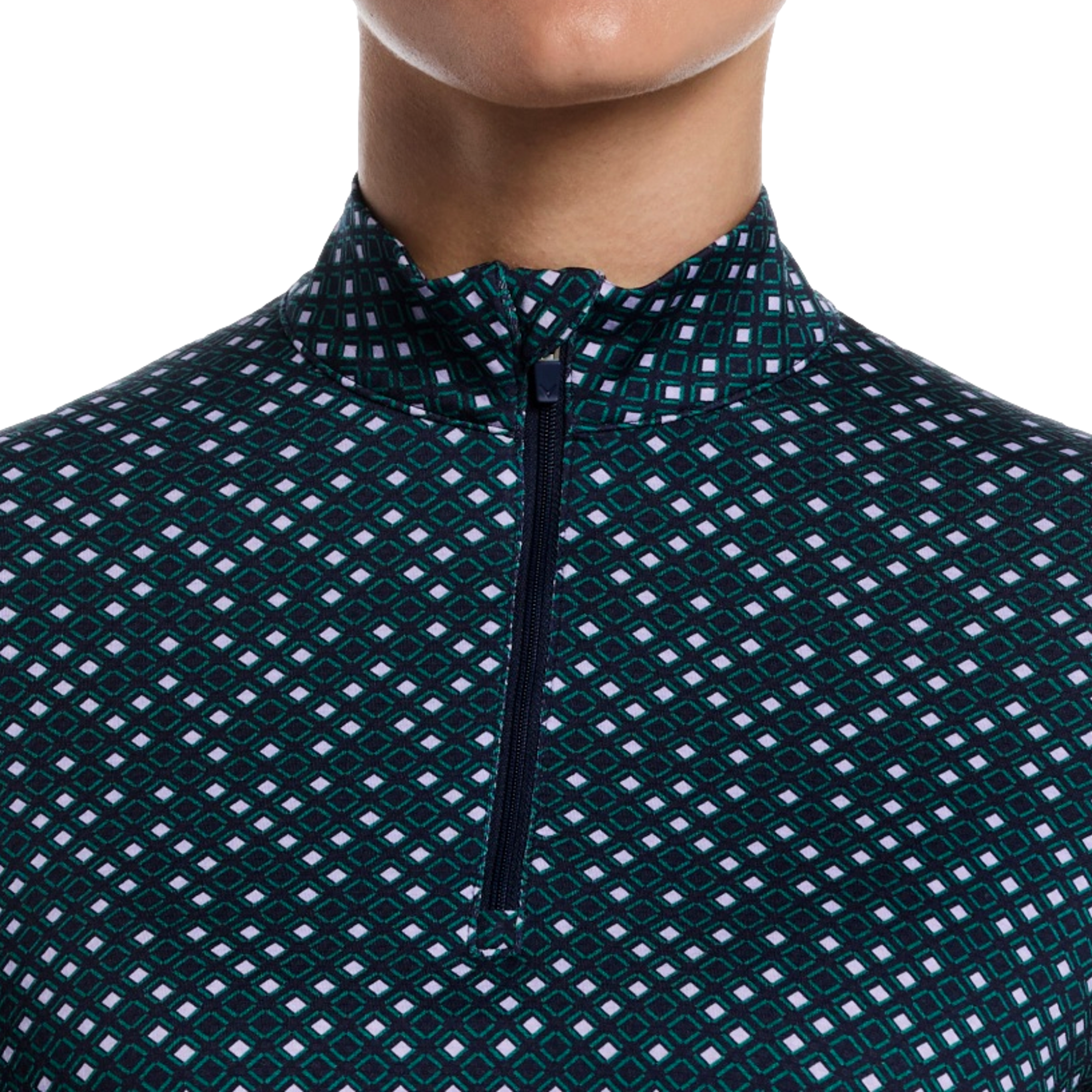 Framing Geo Sun Protection Women's Golf Quarter Zip