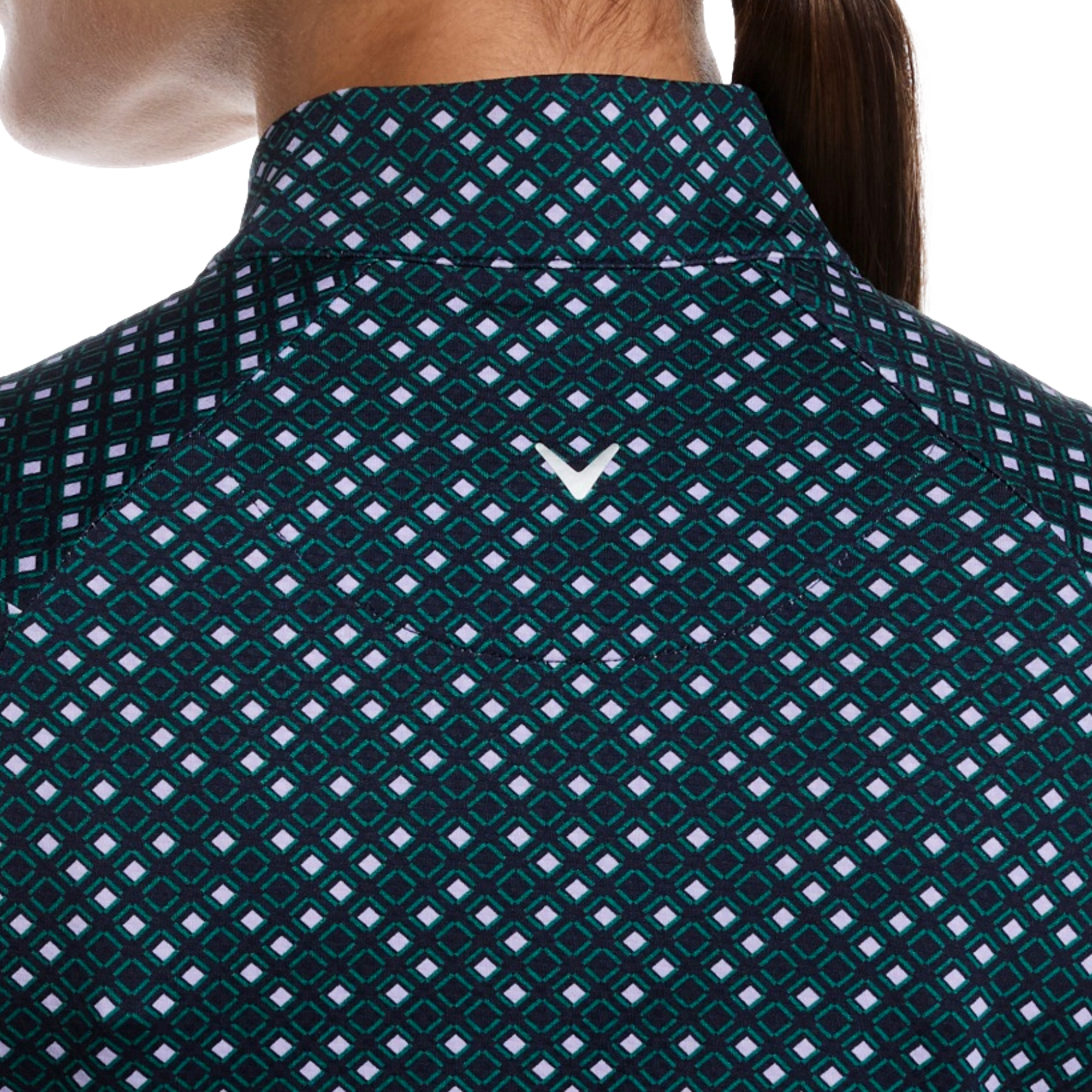 Framing Geo Sun Protection Women's Golf Quarter Zip
