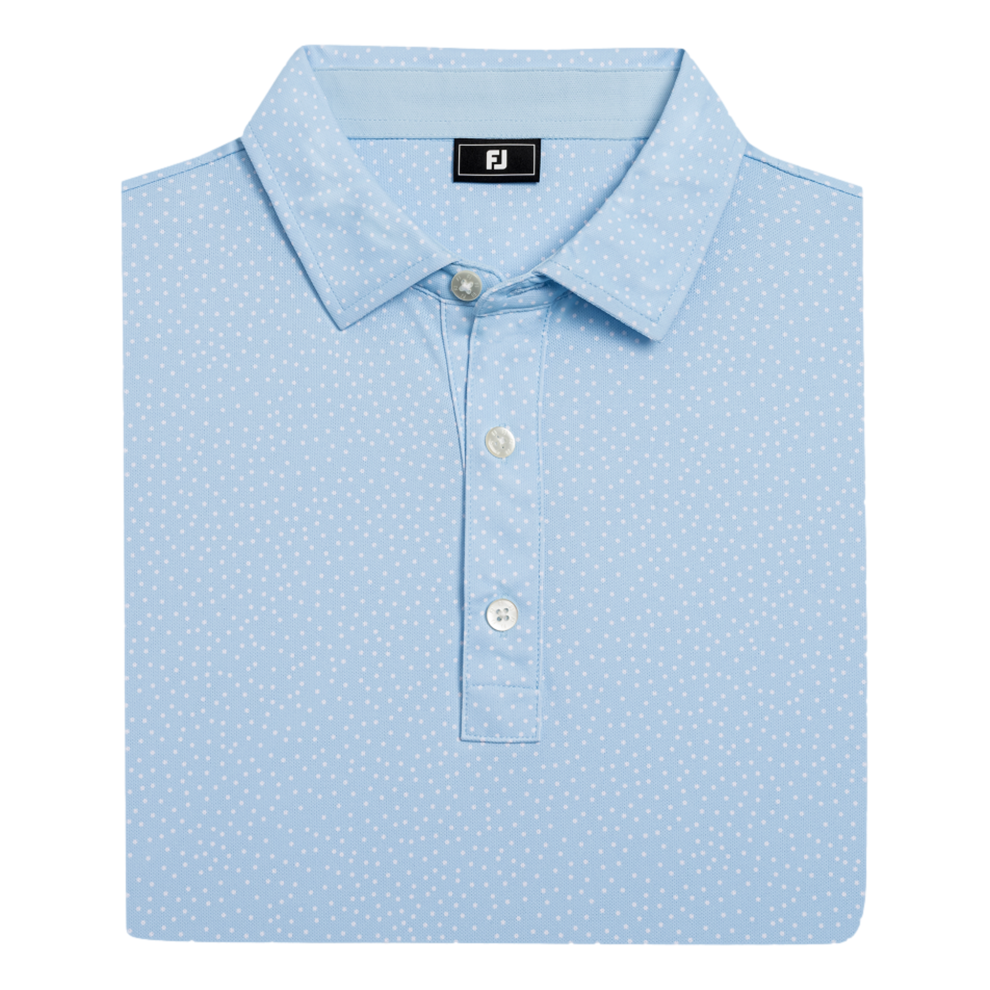 Scatter Dot Pique Men's Golf Polo Shirt