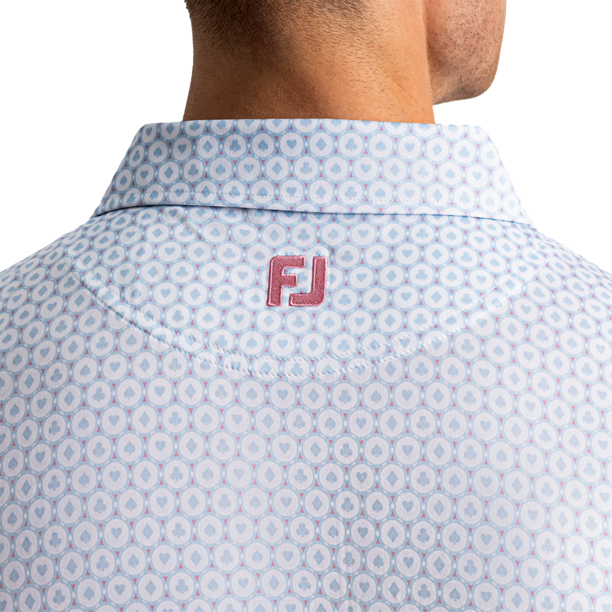 Vegas Marker Lisle Men's Golf Polo Shirt