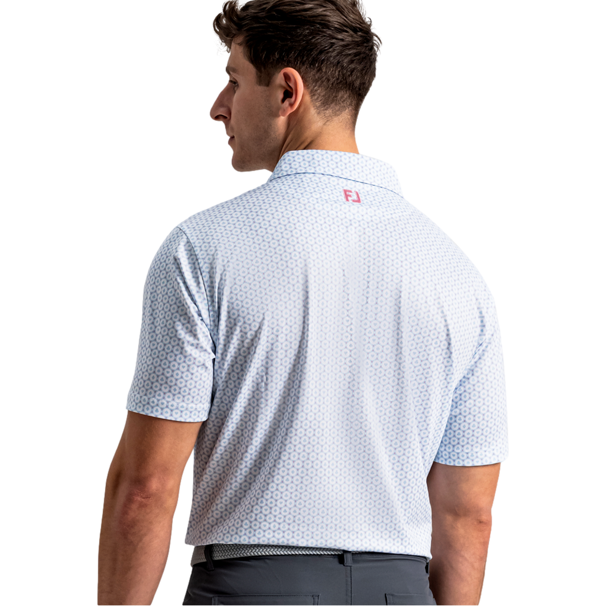 Vegas Marker Lisle Men's Golf Polo Shirt