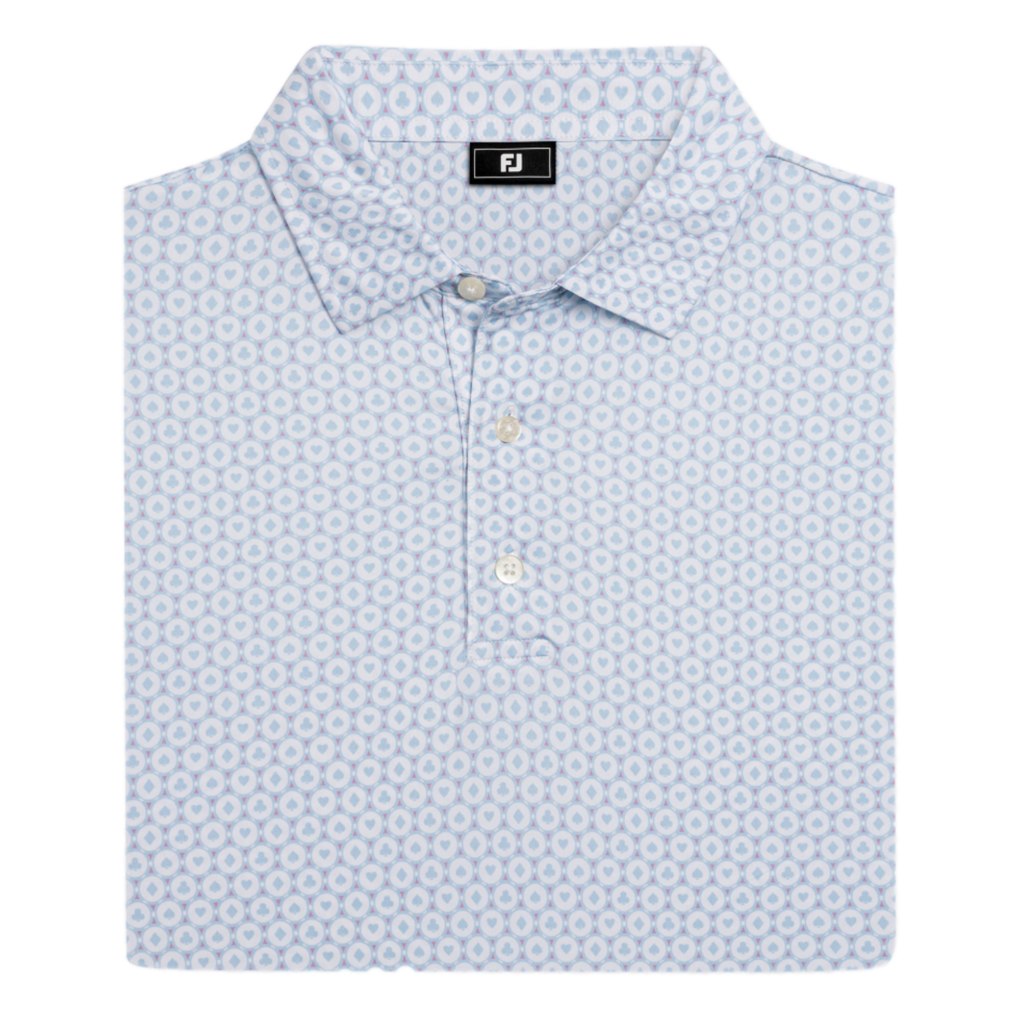 Vegas Marker Lisle Men's Golf Polo Shirt