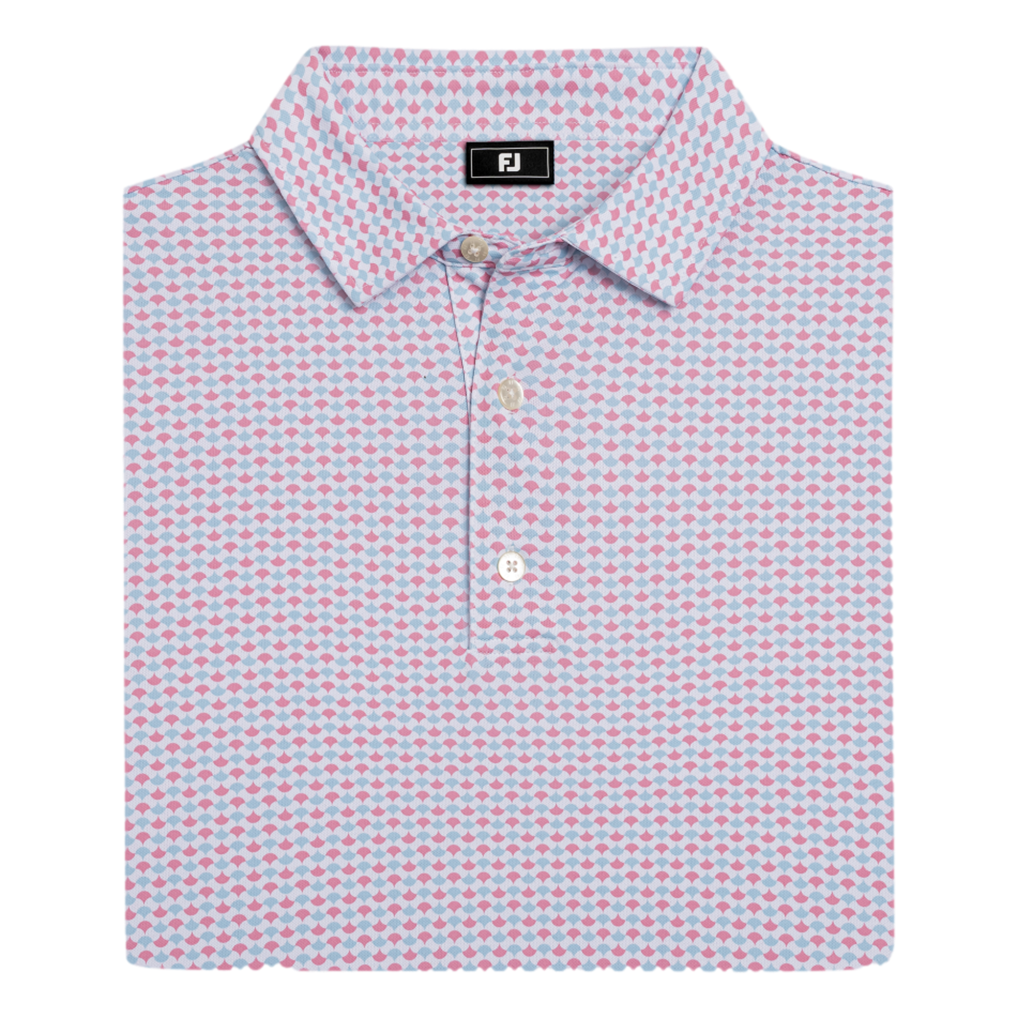 Ginko Geo Pique Men's Golf Polo Shirt