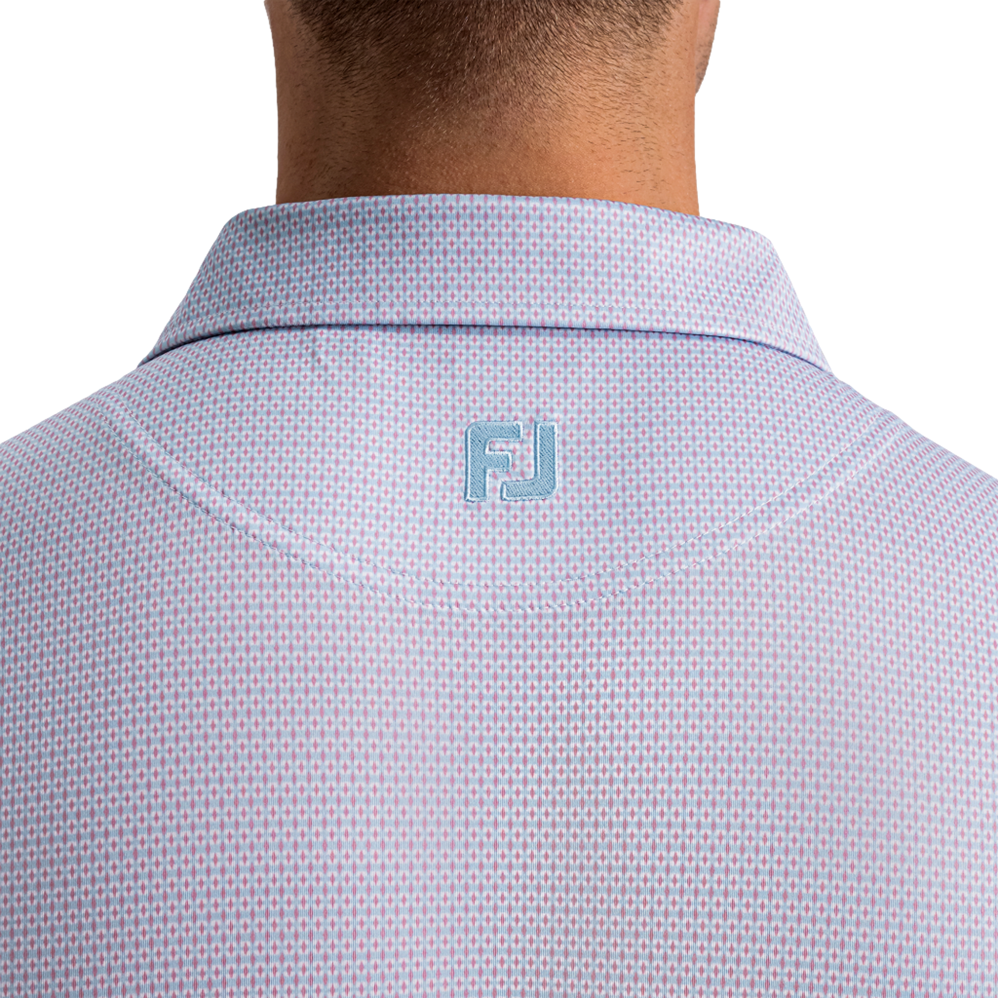 Diamond Geo Lisle Men's Golf Polo Shirt