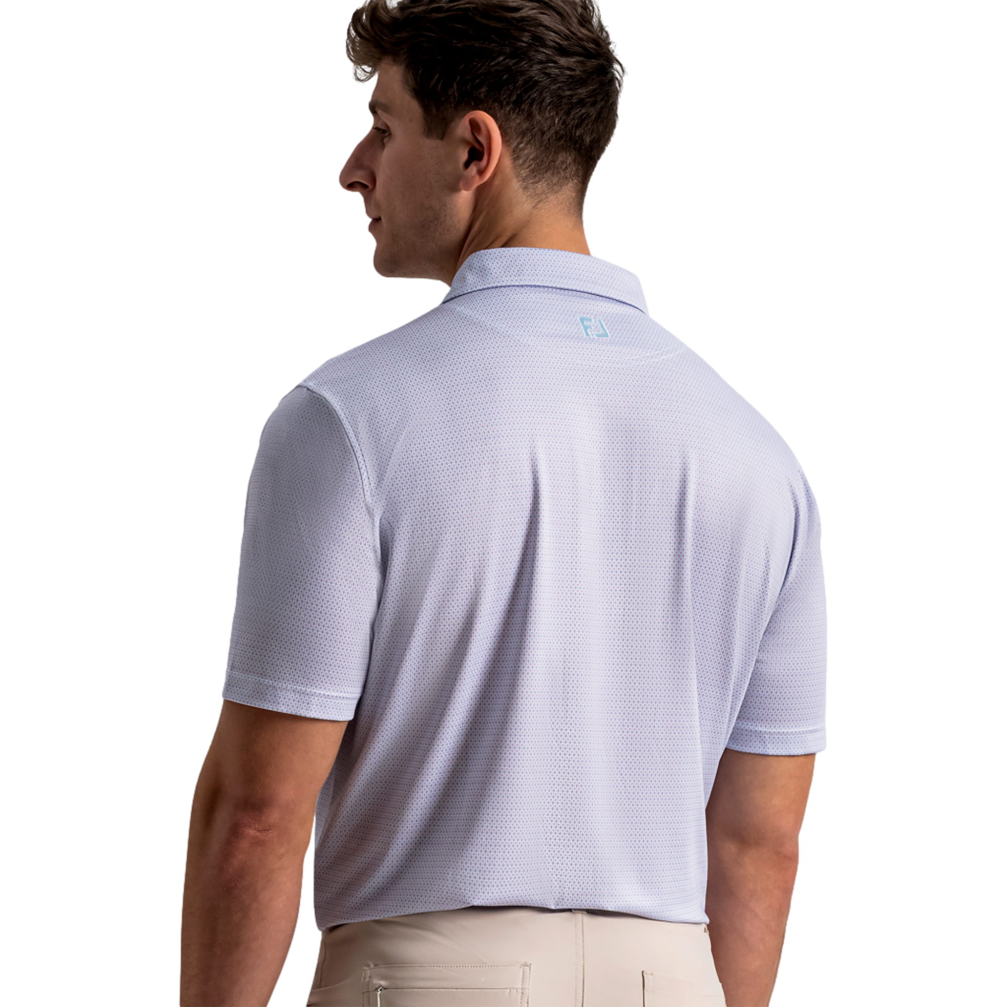 Diamond Geo Lisle Men's Golf Polo Shirt