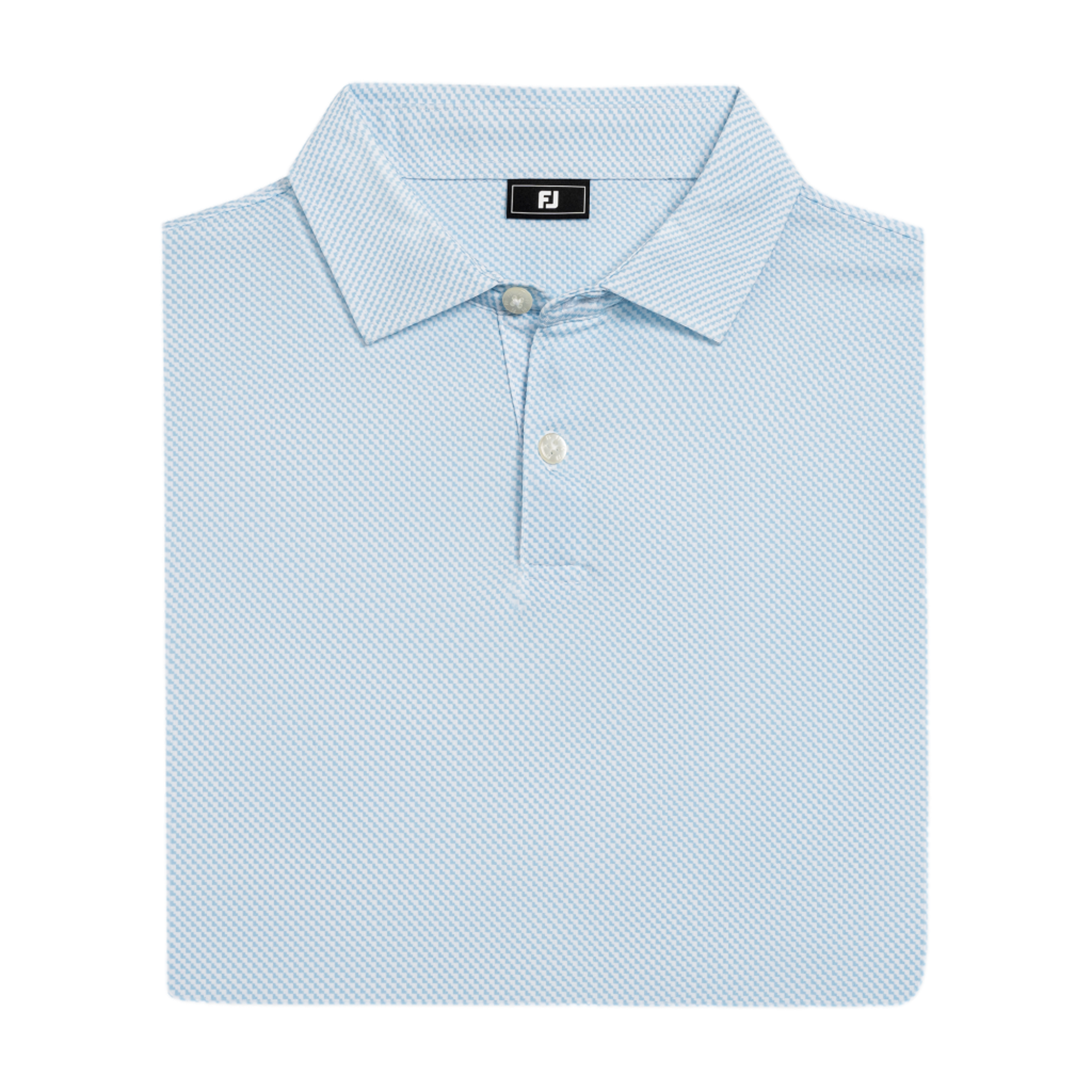 Pixel Geo Lisle Men's Golf Polo Shirt