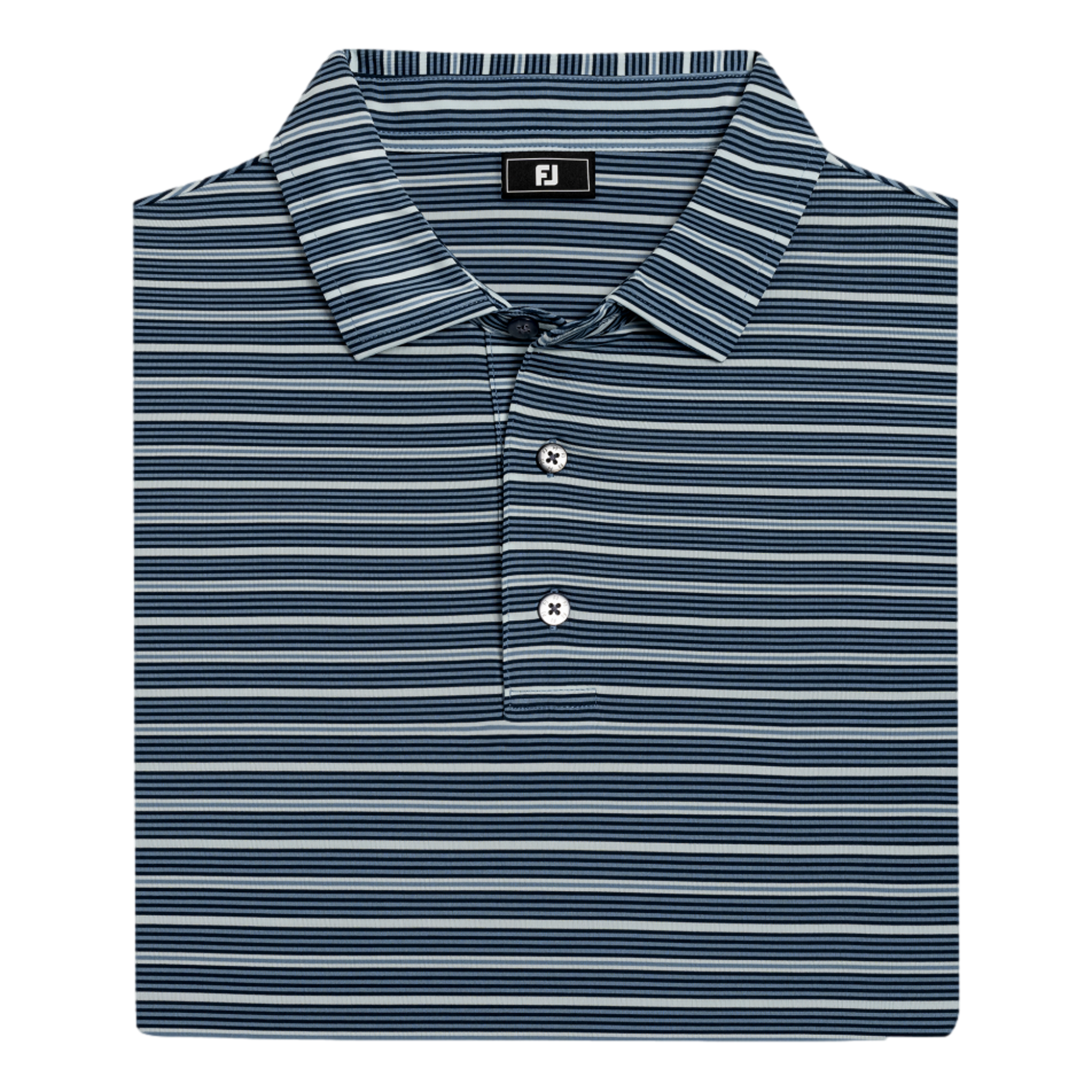 Practice Stripe Lisle Men's Golf Polo Shirt