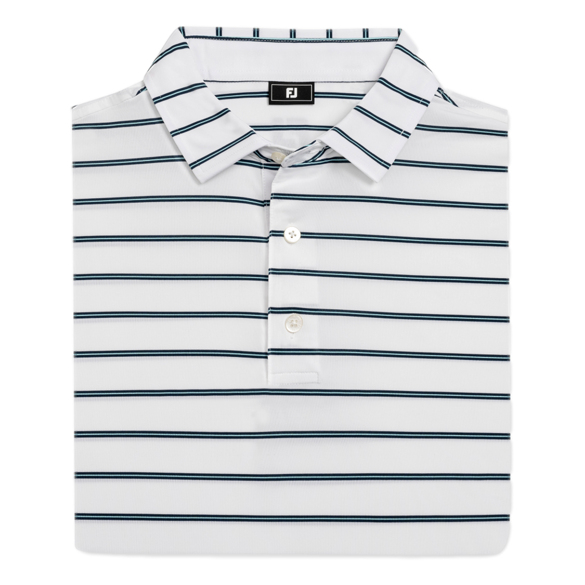 Abyss Stripe Lisle Men's Golf Polo Shirt
