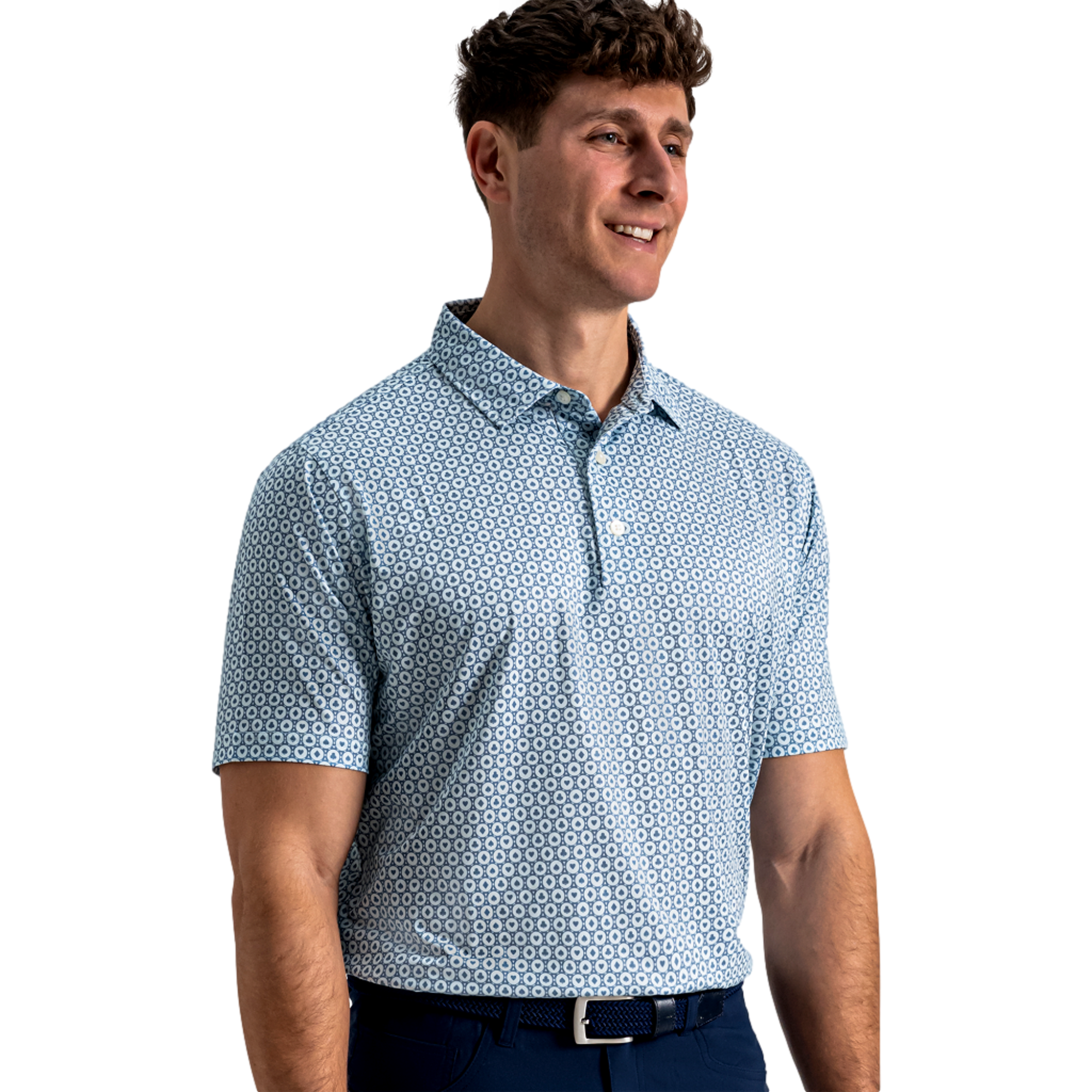 Vegas Maker Lisle Men's Golf Polo Shirt
